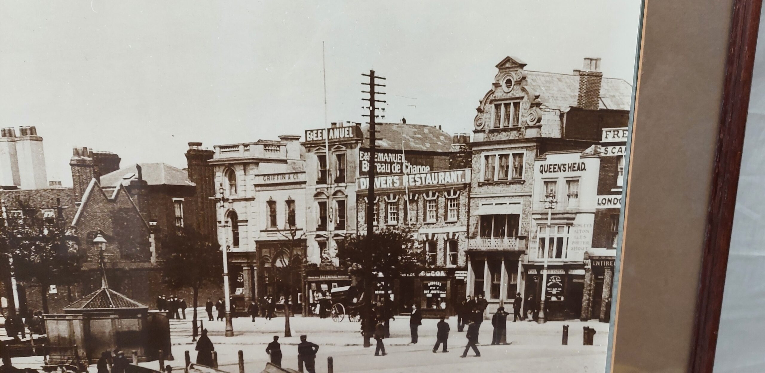 Framed Copy Of A Circa 1900 Print Of The Hard Portsmouth - Image 3
