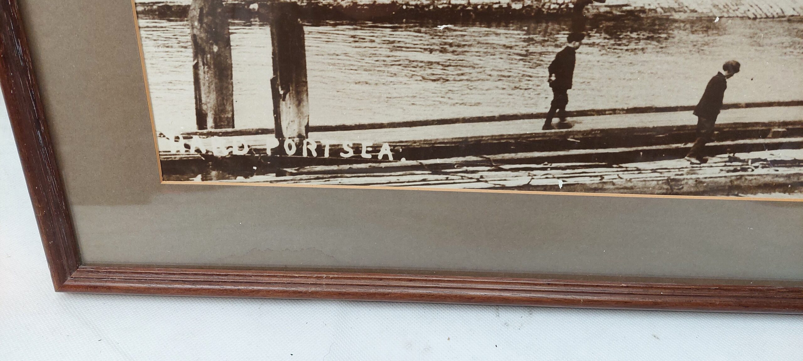 Framed Copy Of A Circa 1900 Print Of The Hard Portsmouth - Image 6