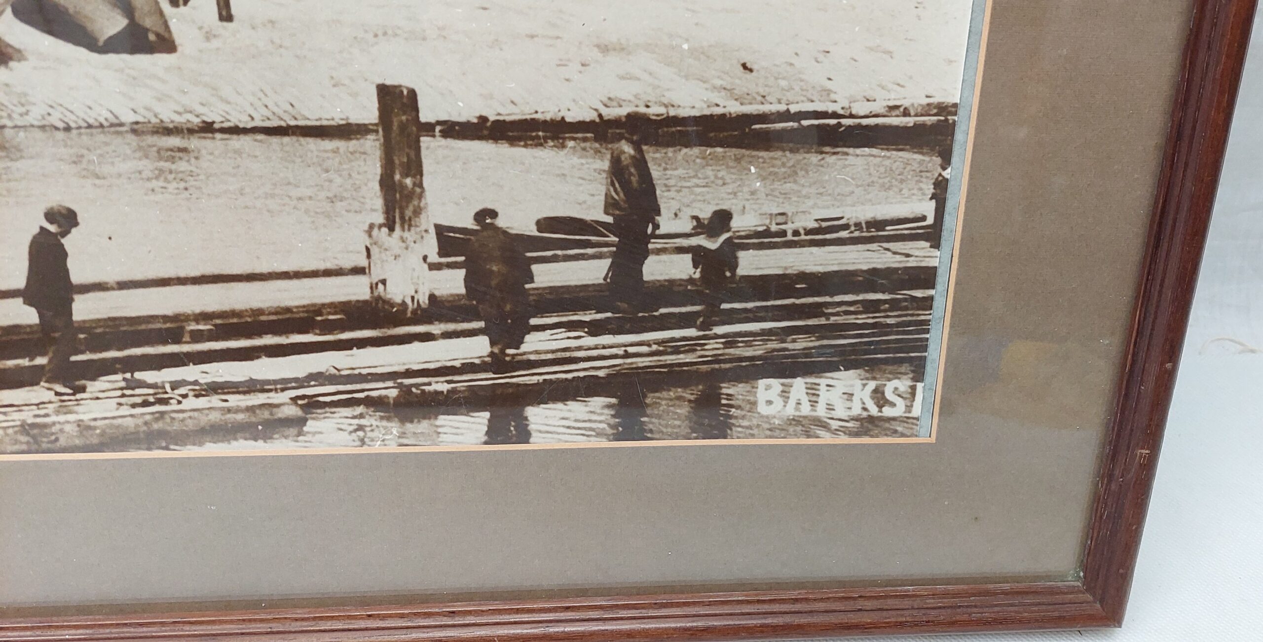 Framed Copy Of A Circa 1900 Print Of The Hard Portsmouth - Image 5