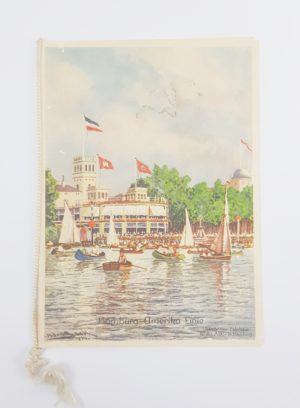 Hamburg Amerika Line 1935 Menu Holder