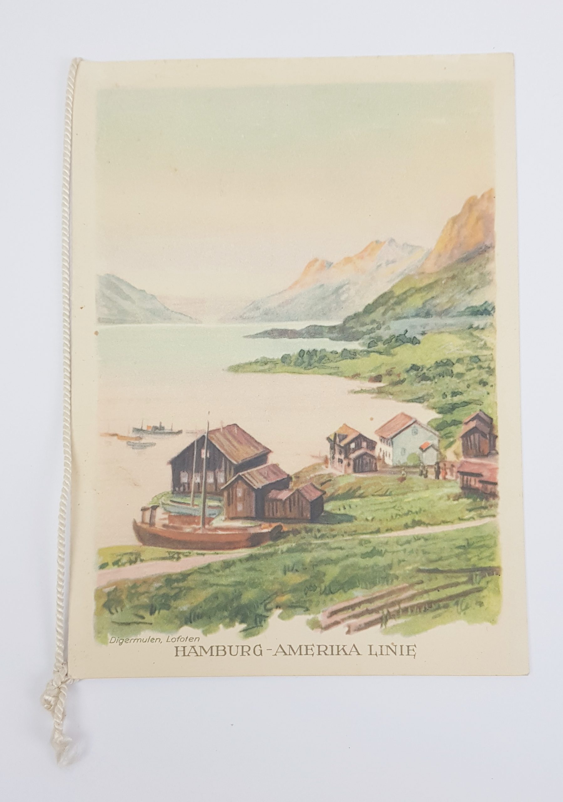 Hamburg Amerika Line 1935 Menu Holder #2