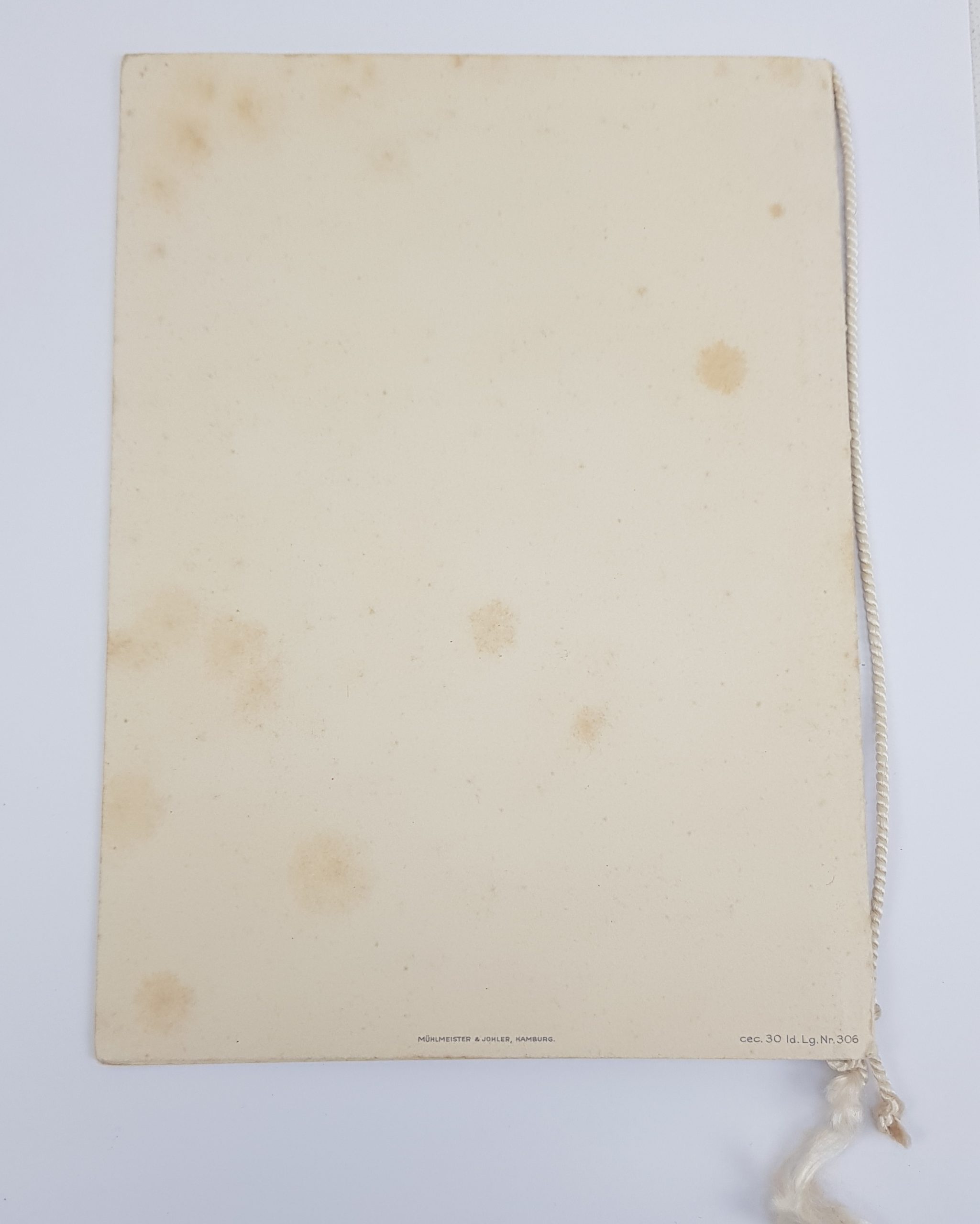 Hamburg Amerika Line 1935 Menu Holder #3 - Image 2
