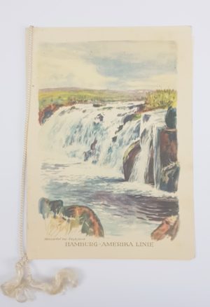 Hamburg Amerika Line 1935 Menu Holder #4