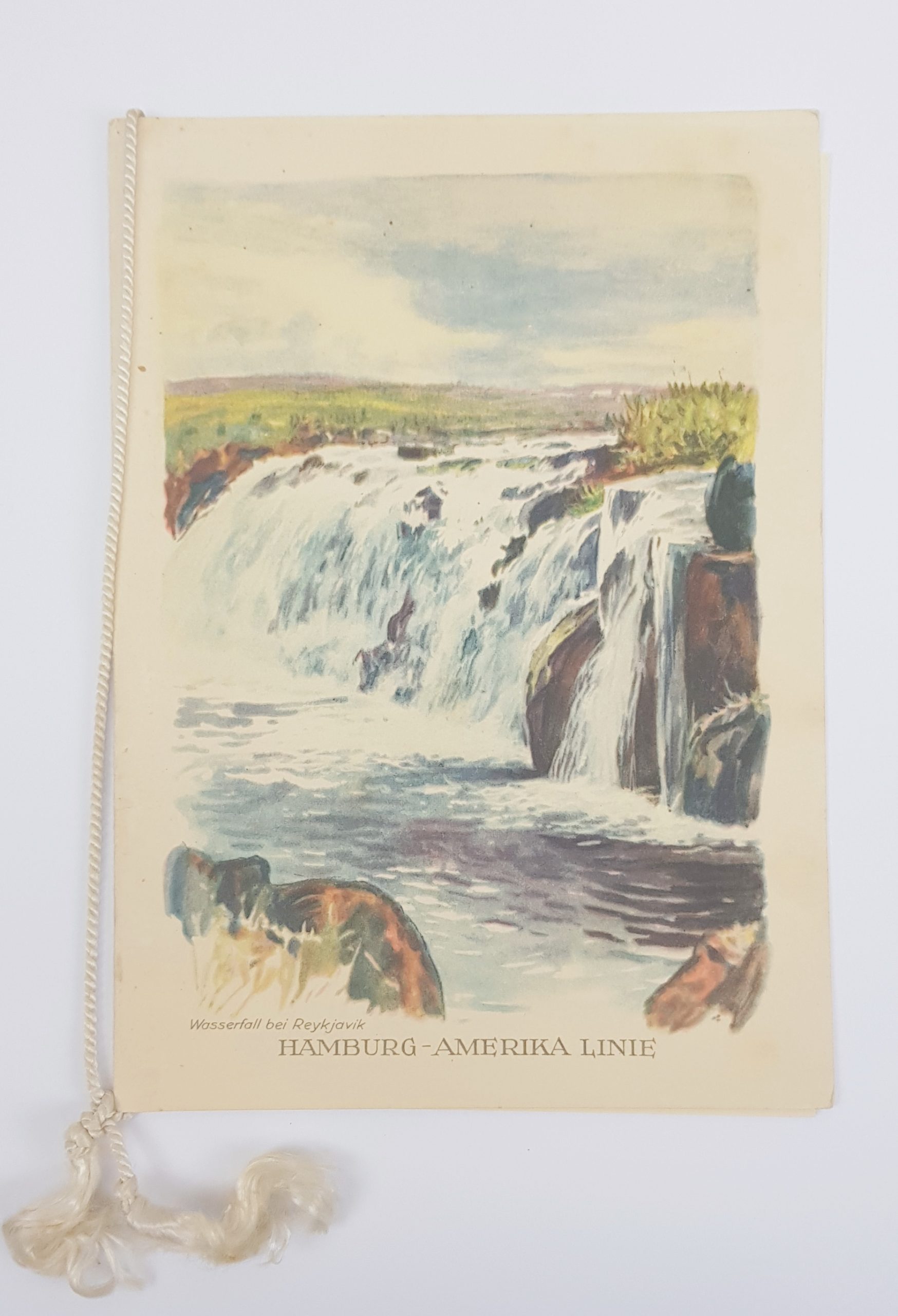 Hamburg Amerika Line 1935 Menu Holder #4