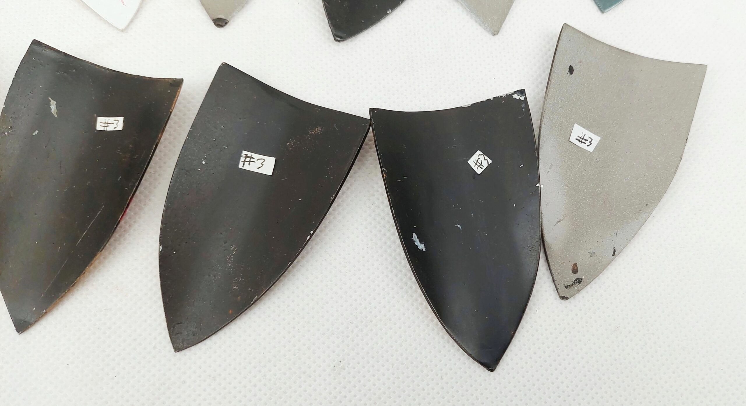 Hand Made Metal Miniature Knights Shield Set Sword And Axe - Image 3