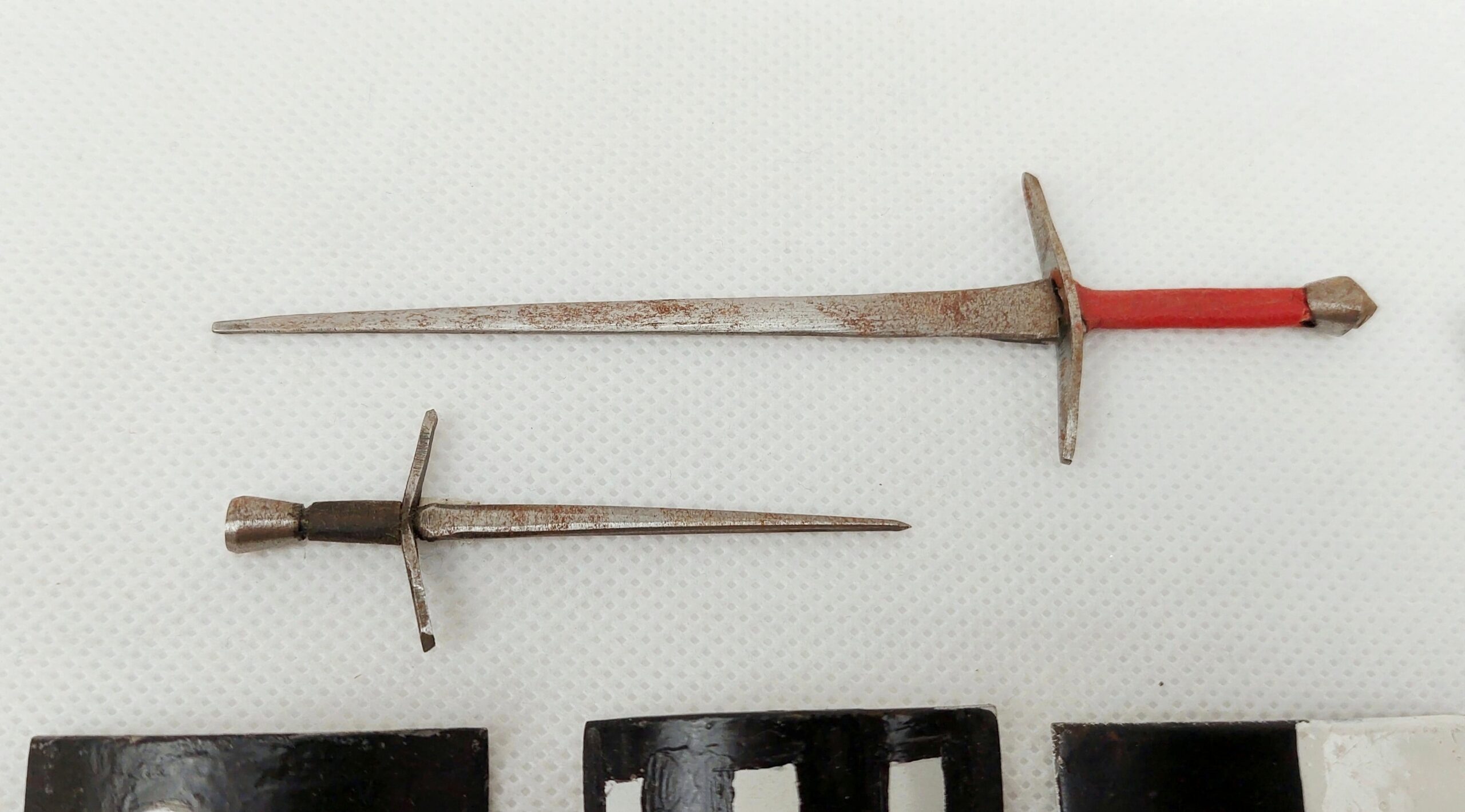 Hand Made Metal Miniature Knights Shield Set Sword And Axe - Image 7