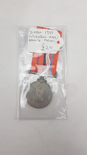 India 1965 Pakistani War Named Medal
