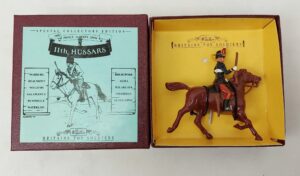 Britains Toy Soldiers 8820 – 11th Hussars Figure On Horseback - Boxed
