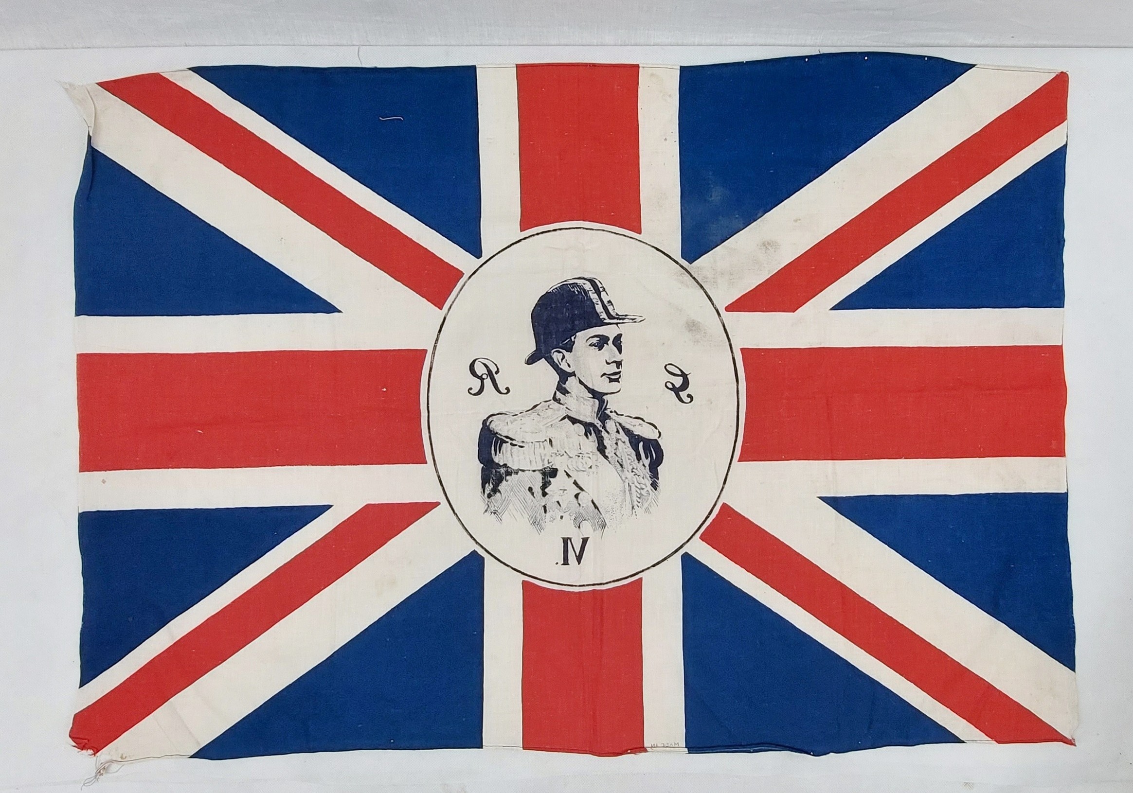 c1937 King George VI Union Jack Flag - Image 8