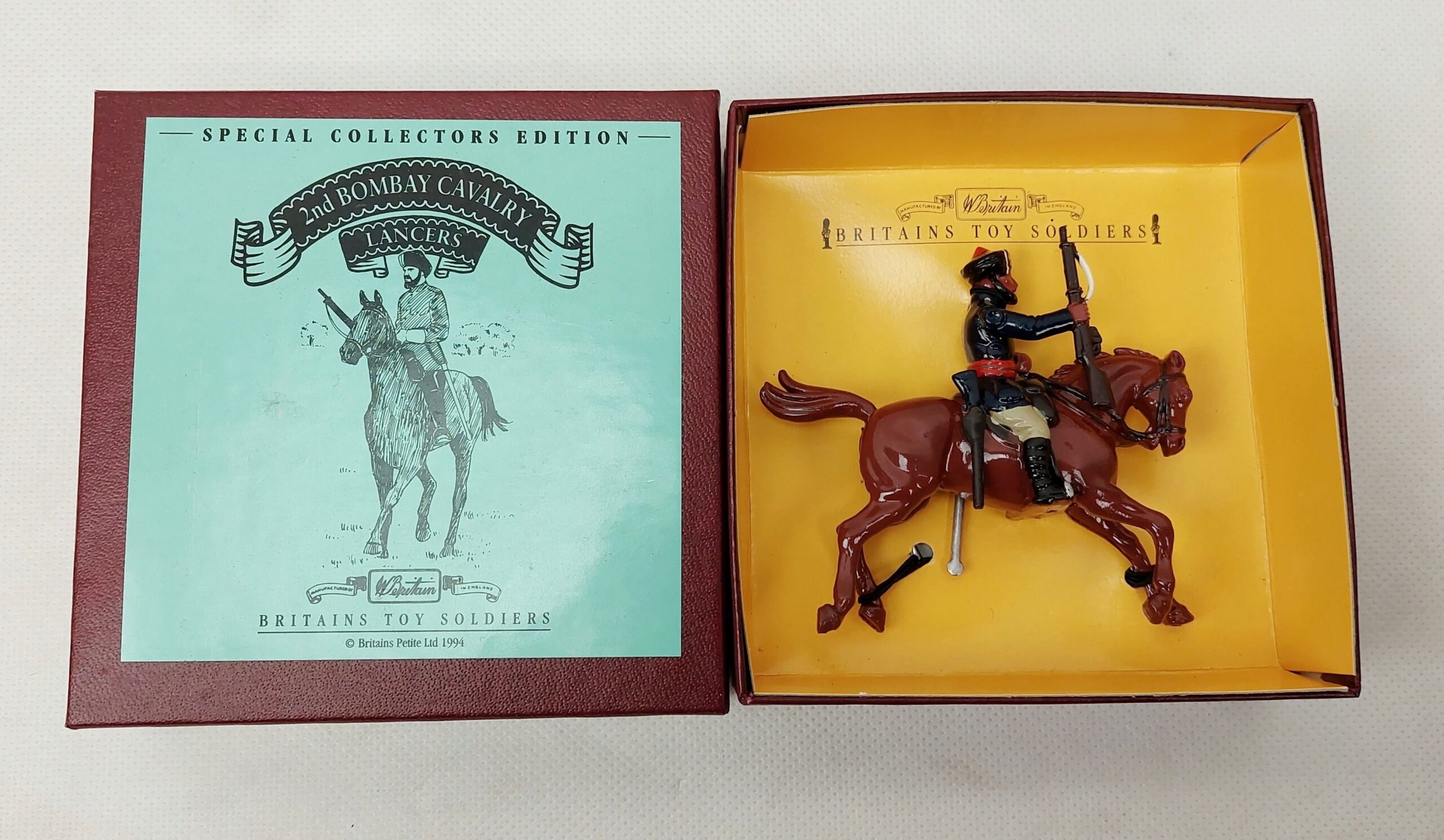 Britains Toy Soldiers 8840 – 2nd Bombay Cavalry Lancers – Boxed #1