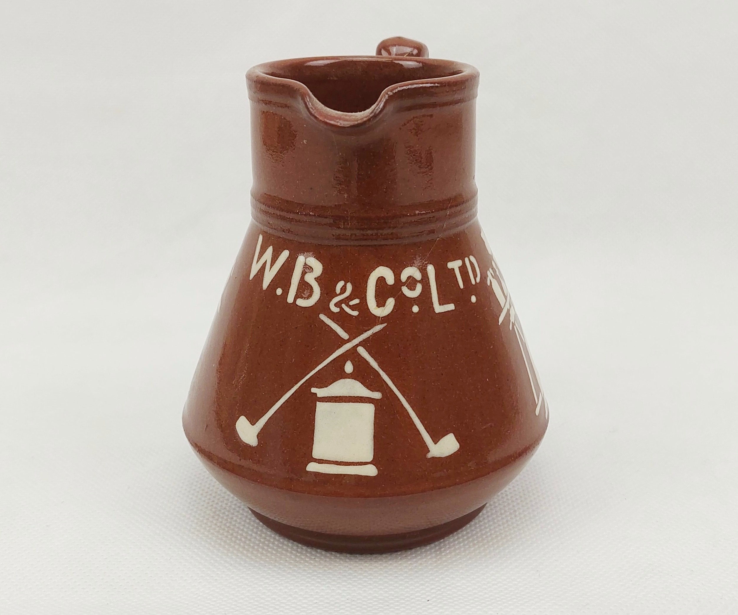 Langley Mill W B And Co. Ltd. Tobacco Advertising Jug - Image 2