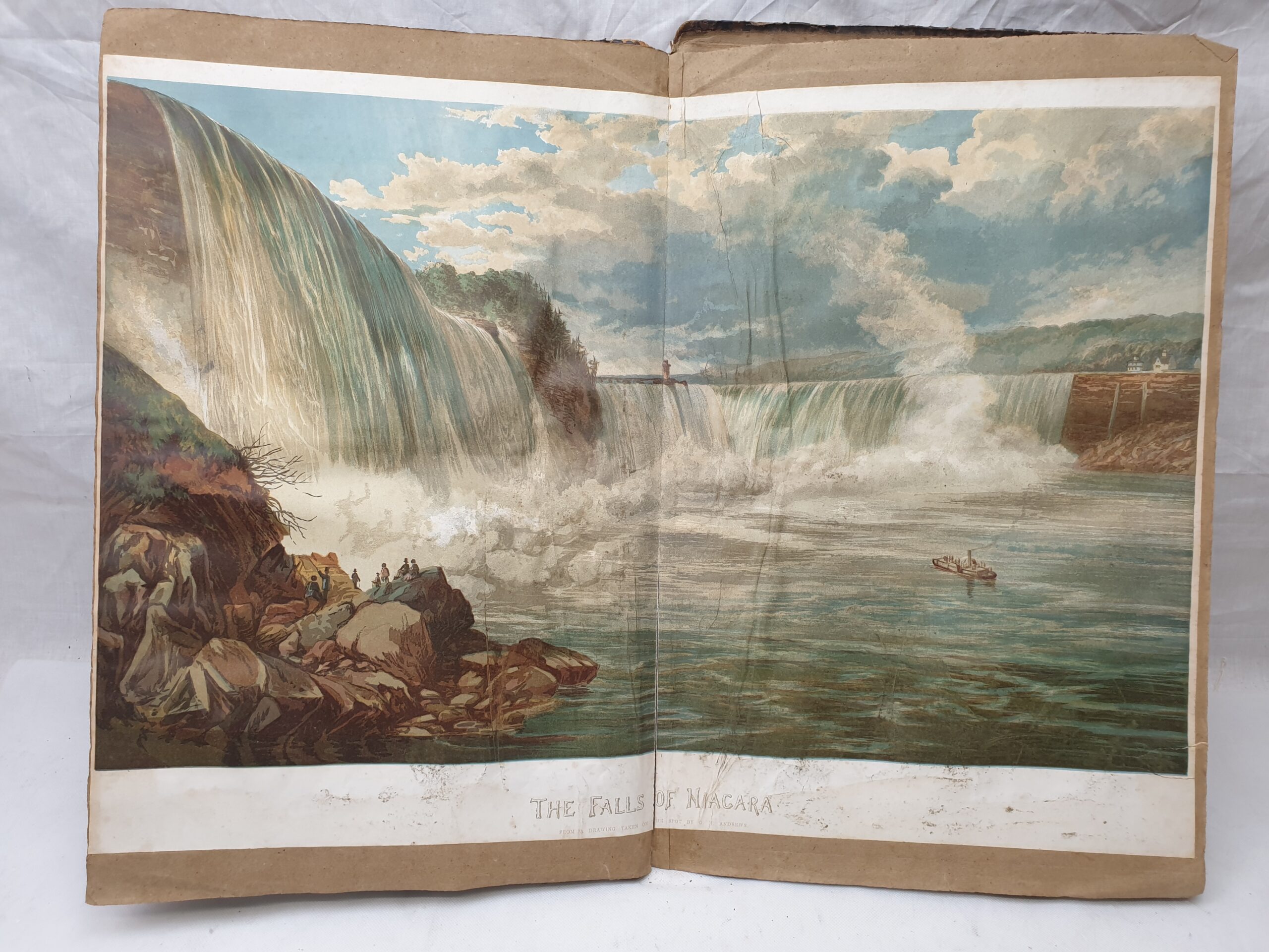 Large Victorian Album Containing Numerous Chromolithograph Prints - Image 8