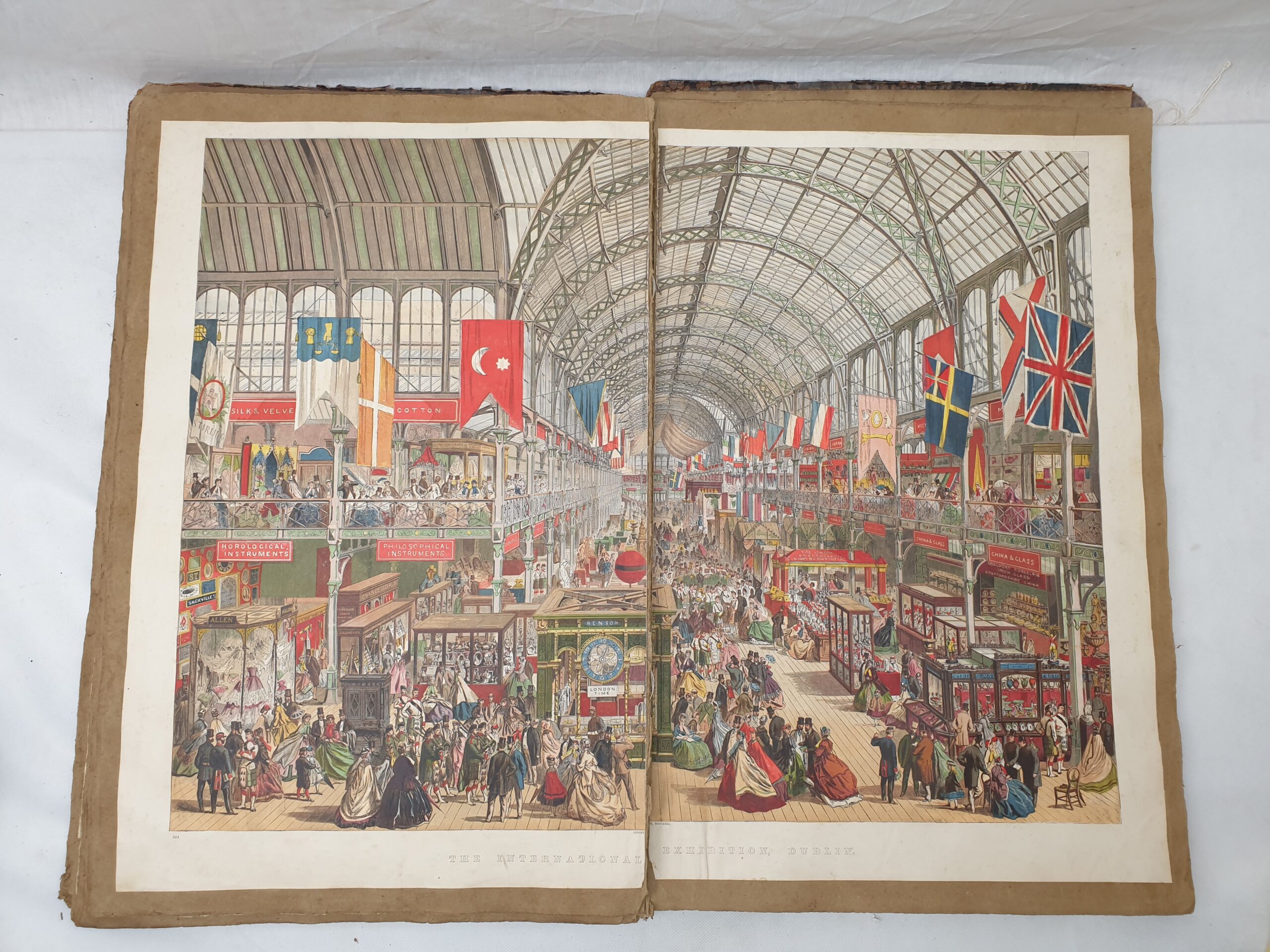 Large Victorian Album Containing Numerous Chromolithograph Prints - Image 5