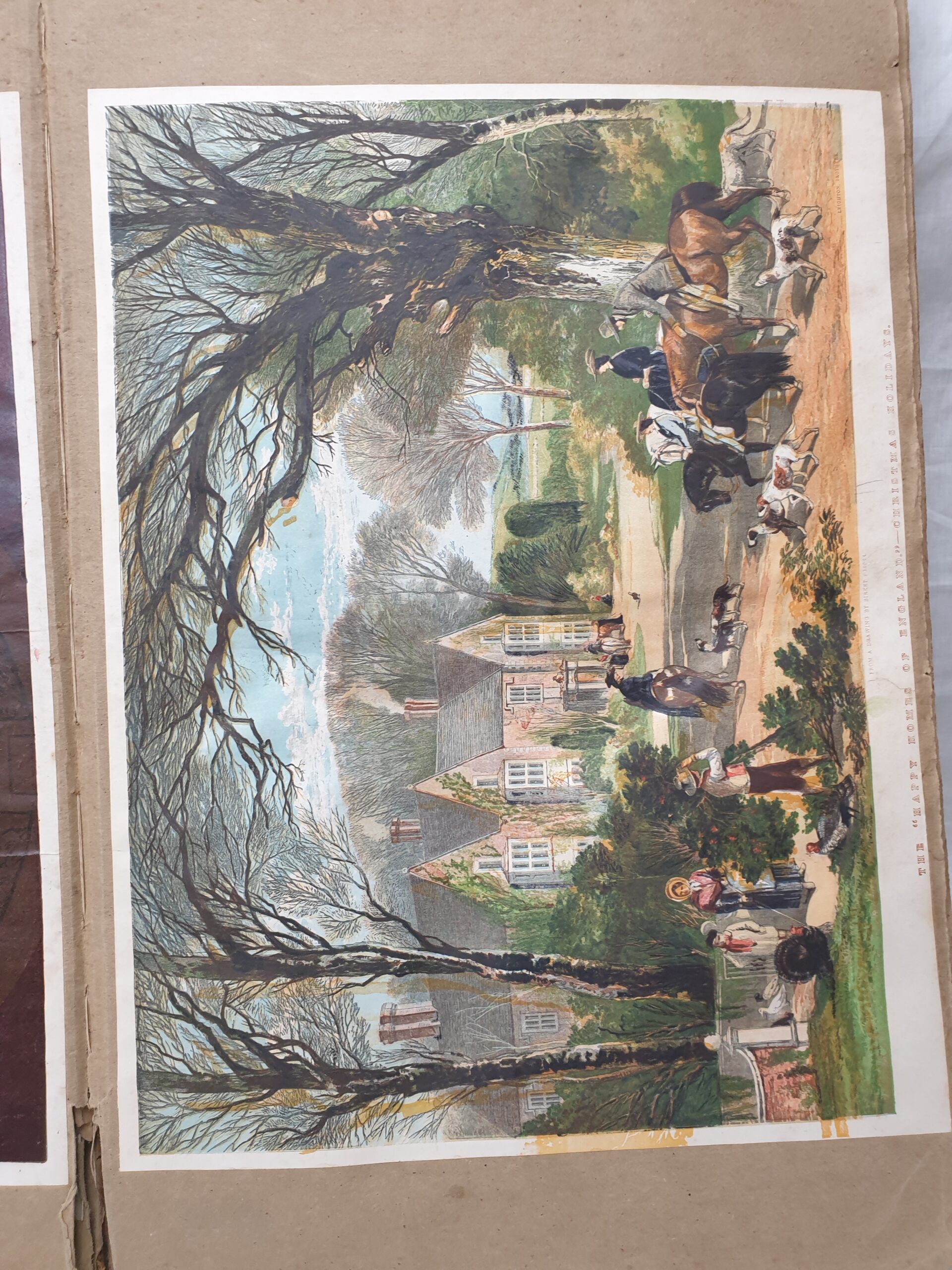 Large Victorian Album Containing Numerous Chromolithograph Prints - Image 15