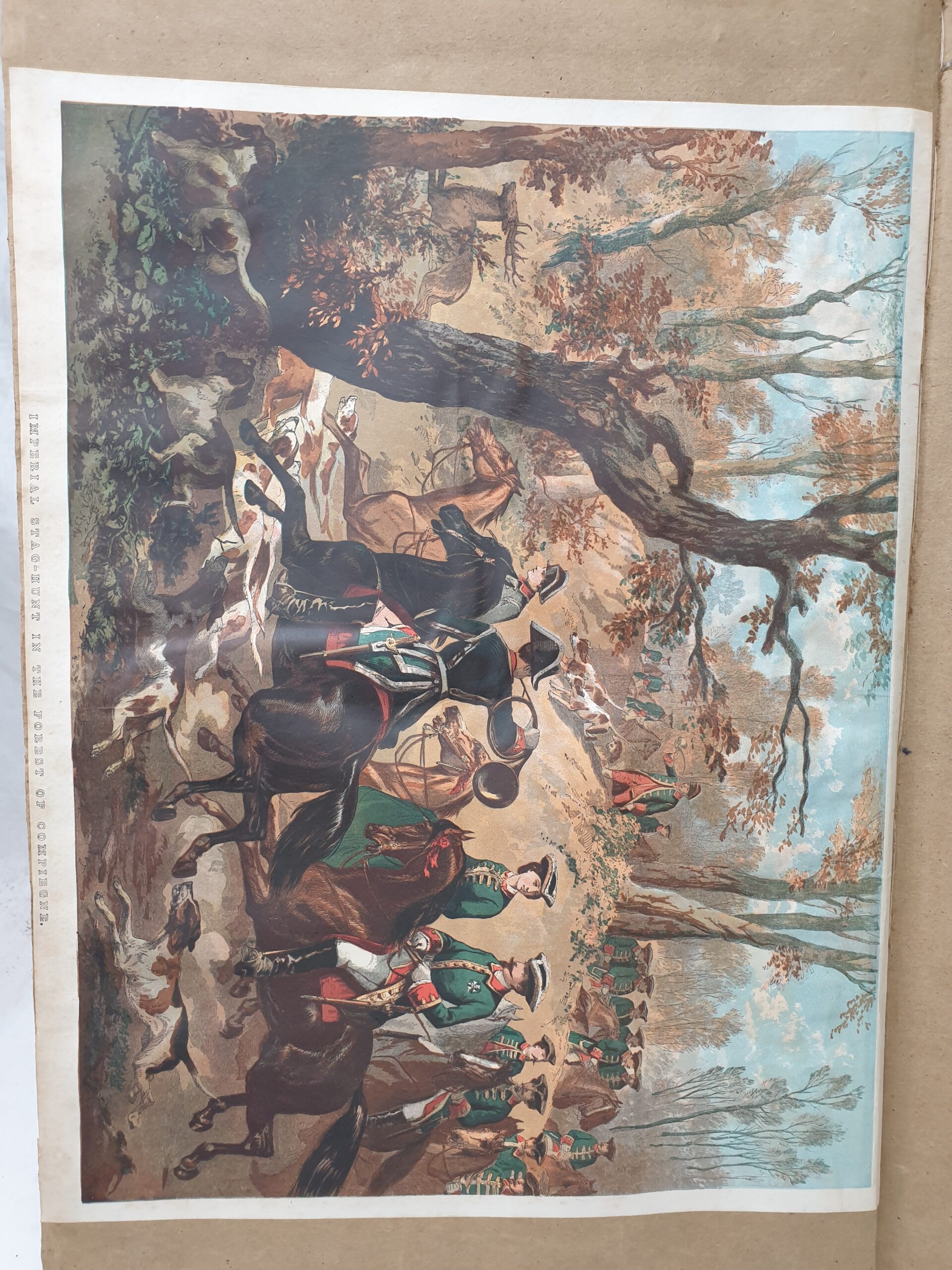 Large Victorian Album Containing Numerous Chromolithograph Prints - Image 11