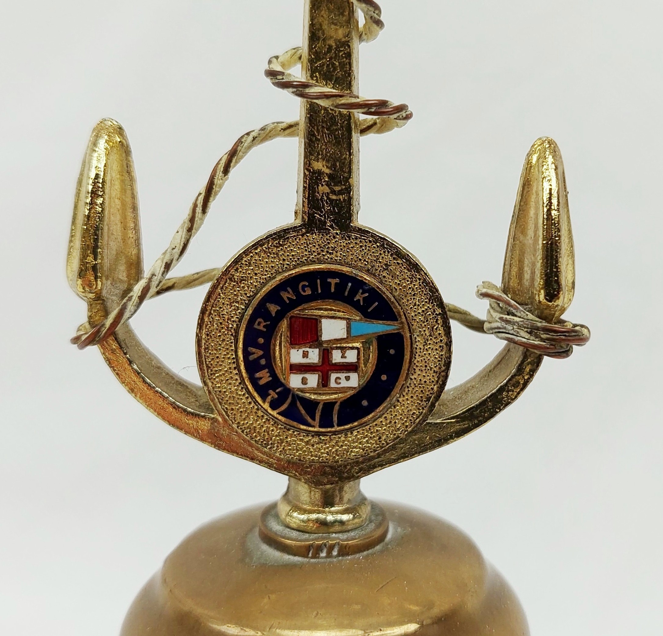 MV Rangitiki Liner 1928 Souvenir Hand Bell - Image 6