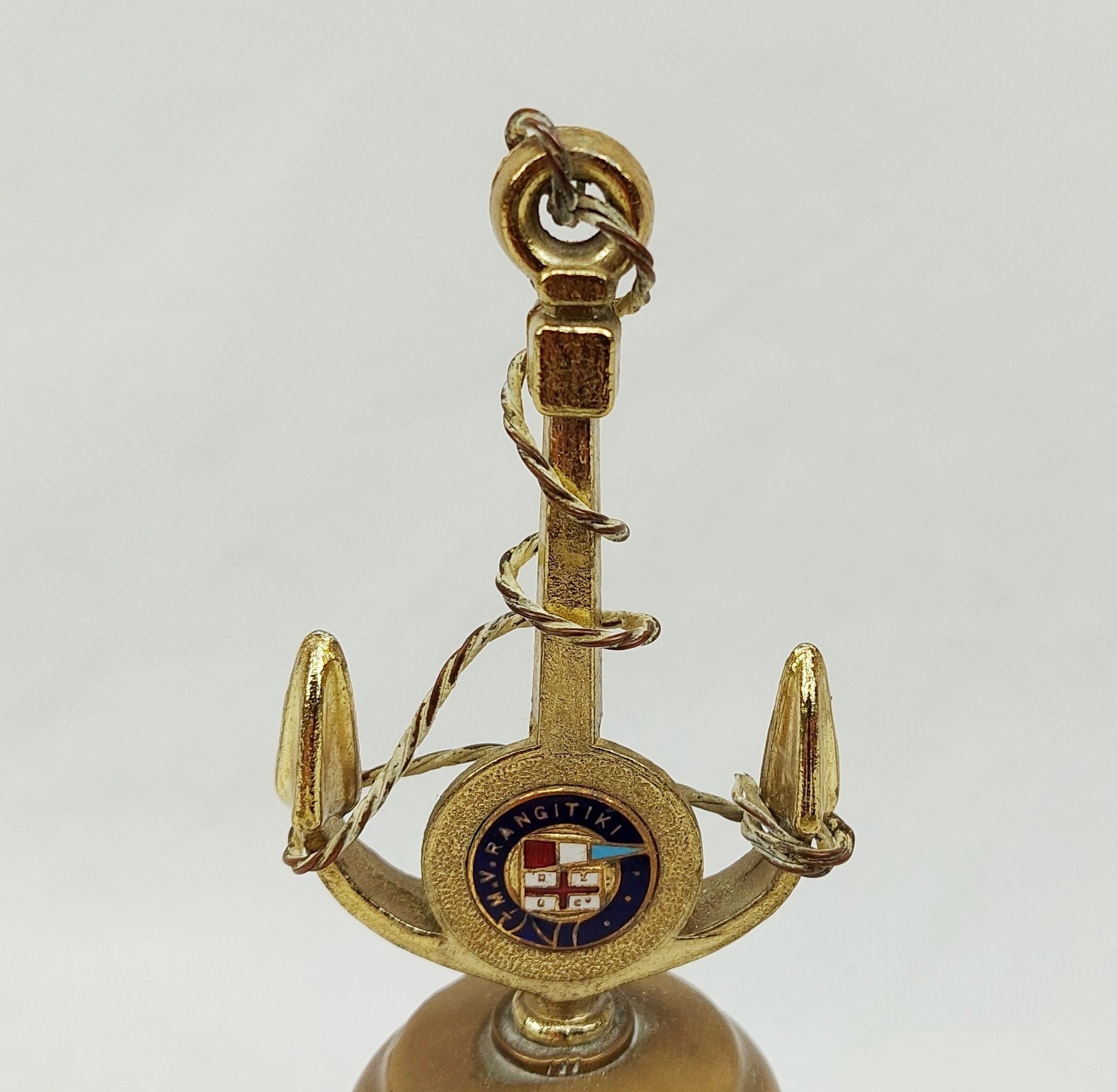 MV Rangitiki Liner 1928 Souvenir Hand Bell - Image 5