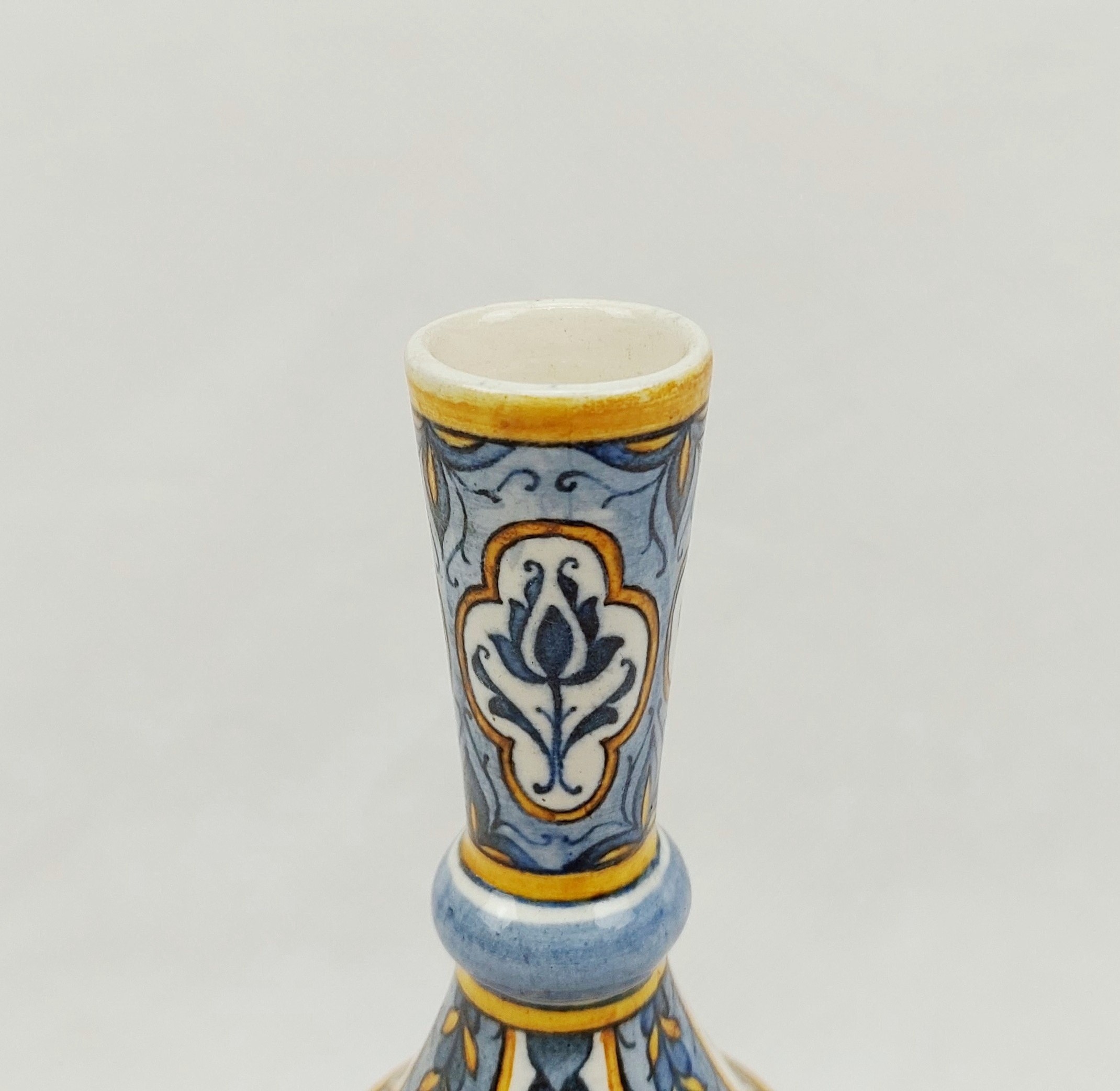 Mid 19th Century Swiss Hand Painted Globular Vase - Image 6