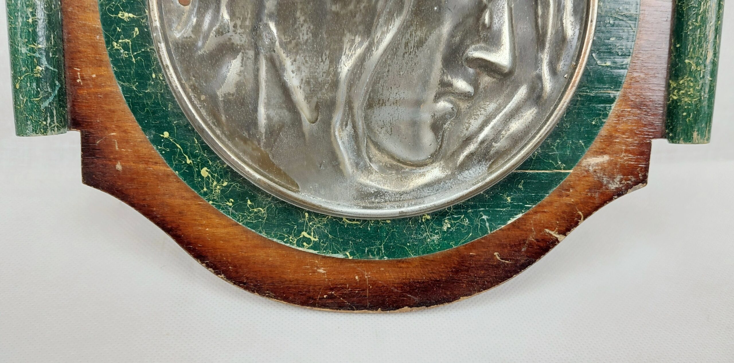 Mounted Art Nouveau Plaque Of A Lady - Image 4