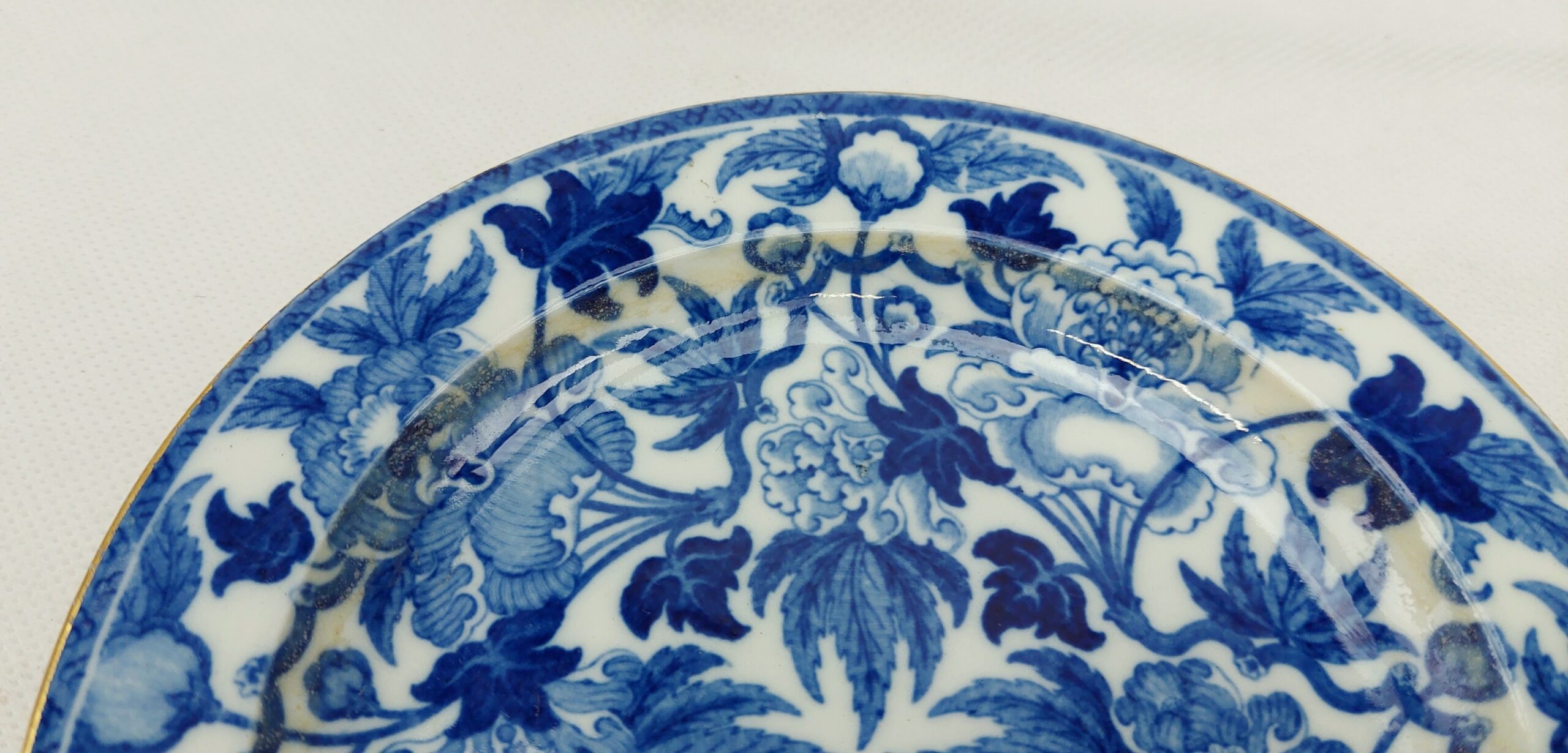 Pair Of 19th Century Wedgwood Plates With Pearlware Transfer Decoration - Image 6