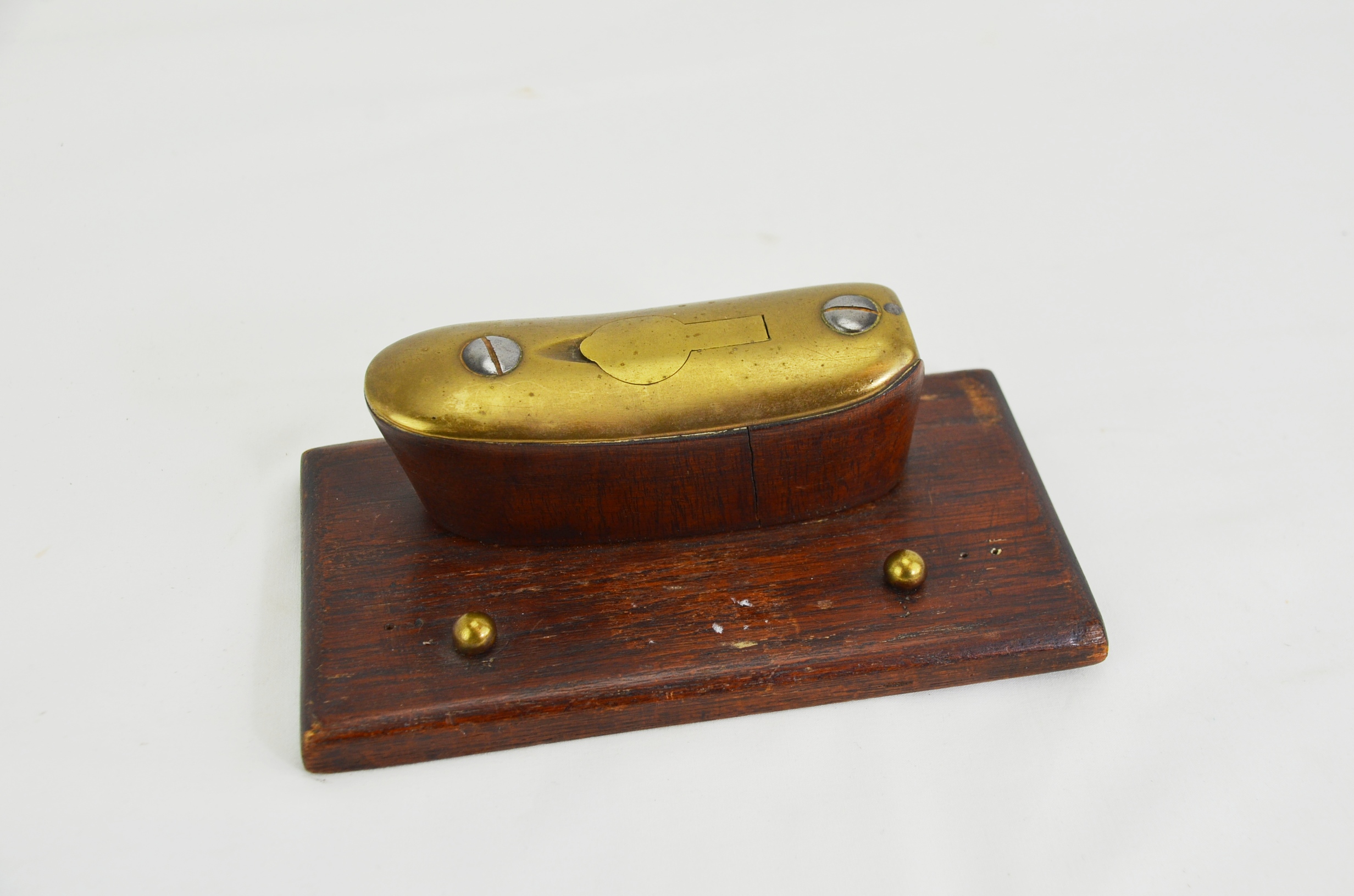 Pair of Cannons with Rifle Butt Inkwell (Trench Art) - Image 3