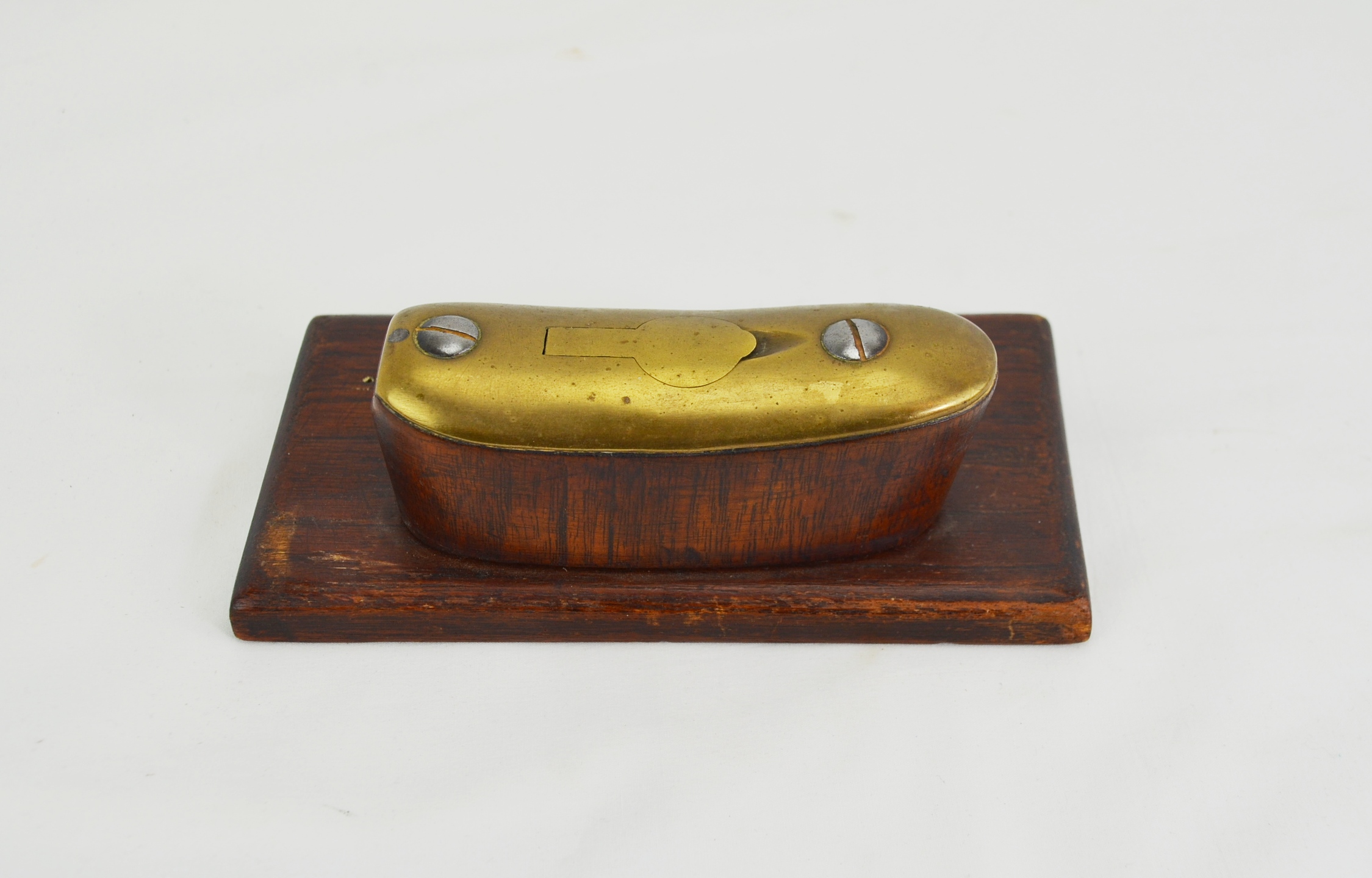 Pair of Cannons with Rifle Butt Inkwell (Trench Art) - Image 4