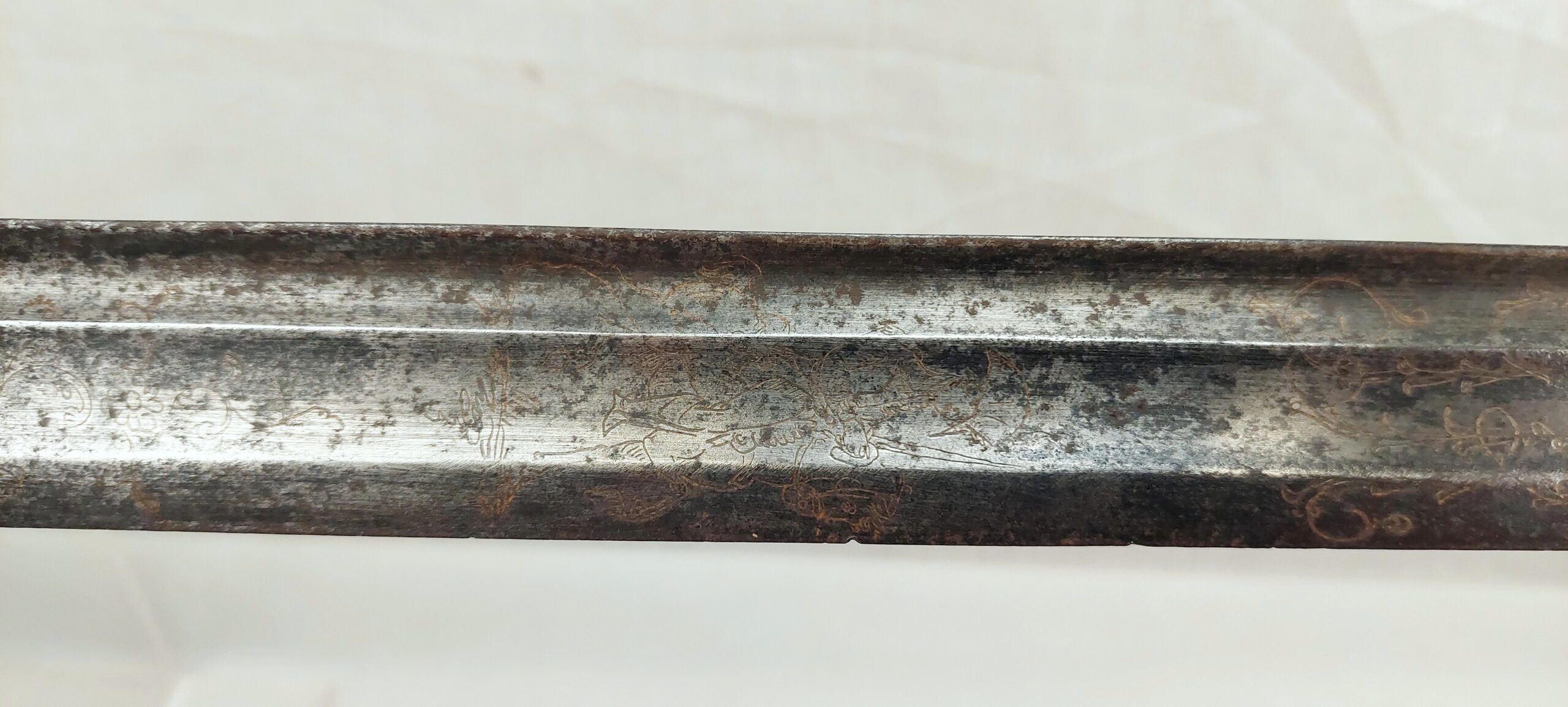 Rare Circa 1750 Brass Hilted Scottish Basket Sword - Image 7