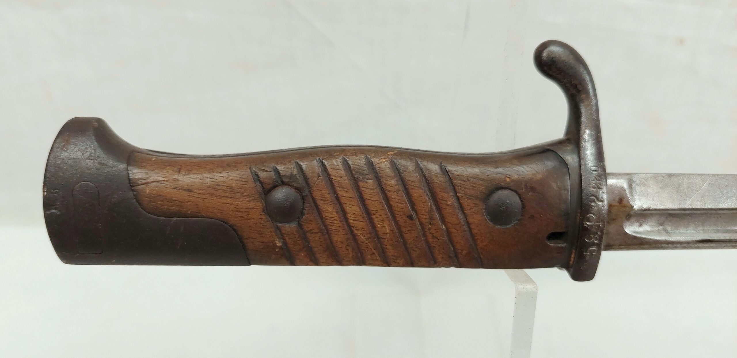 WW1 German Gew98 First Pattern Mauser Bayonet Dated 1907 with Scabbard - Image 3