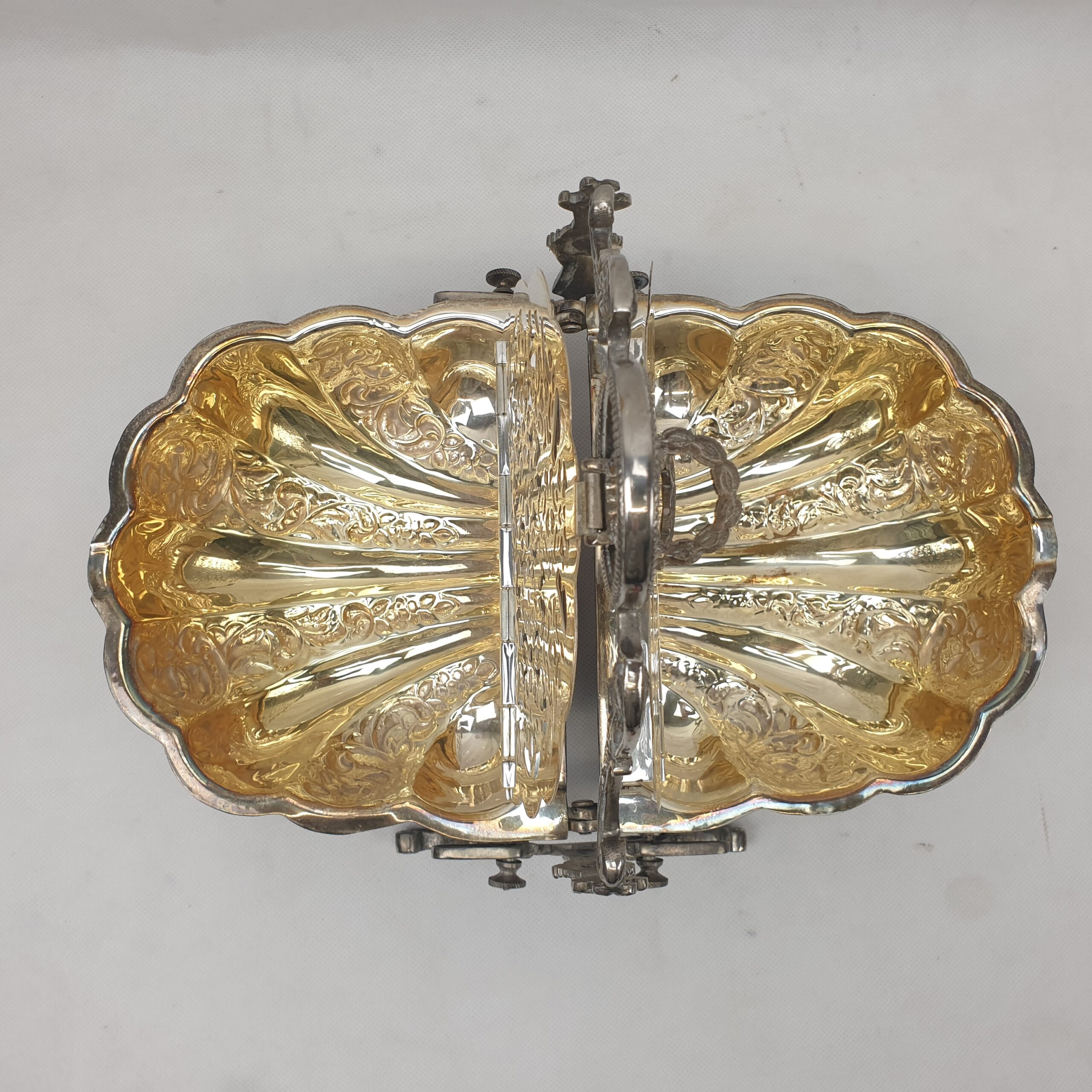 Victorian Silver Plate Double Bun Warmer - Image 7