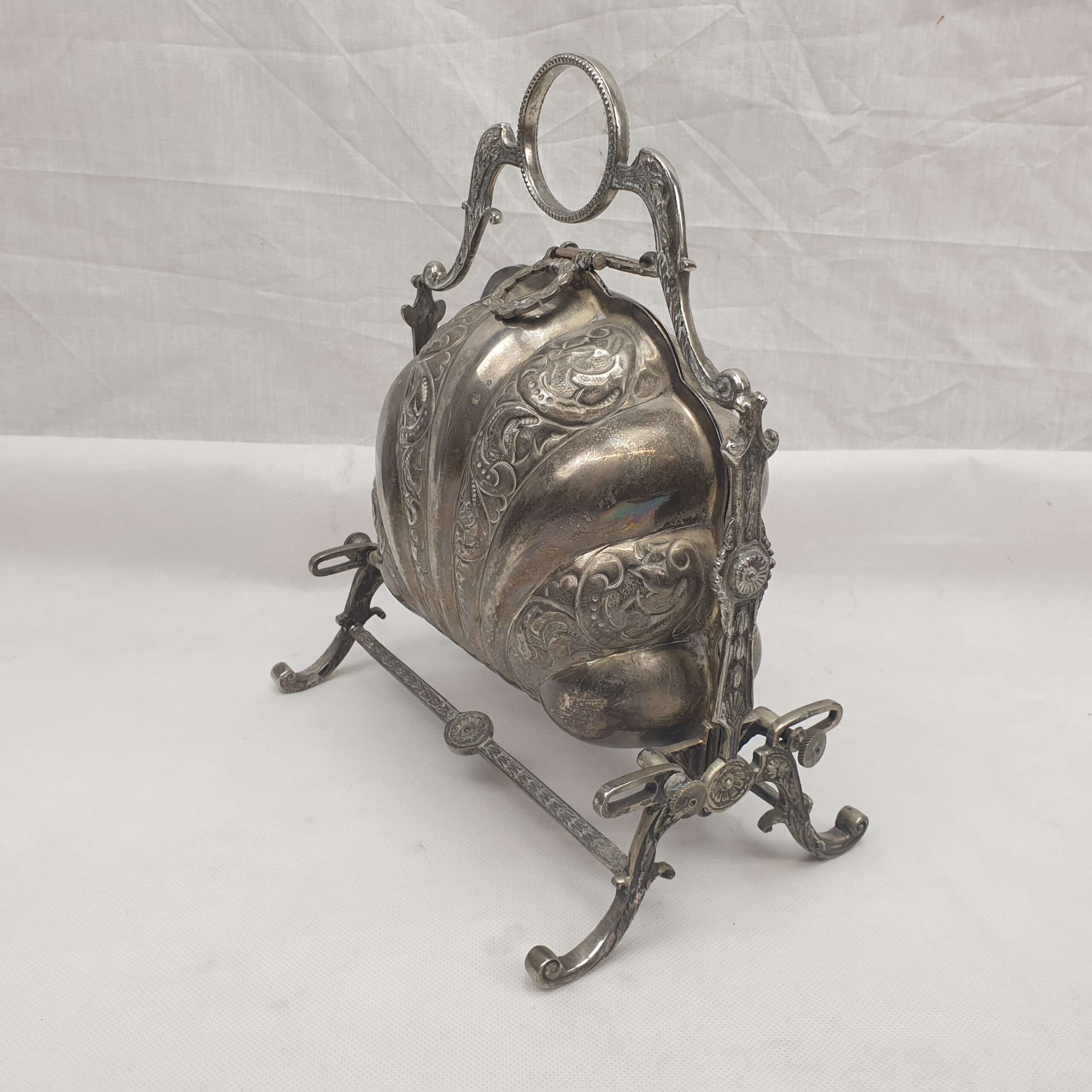 Victorian Silver Plate Double Bun Warmer - Image 5