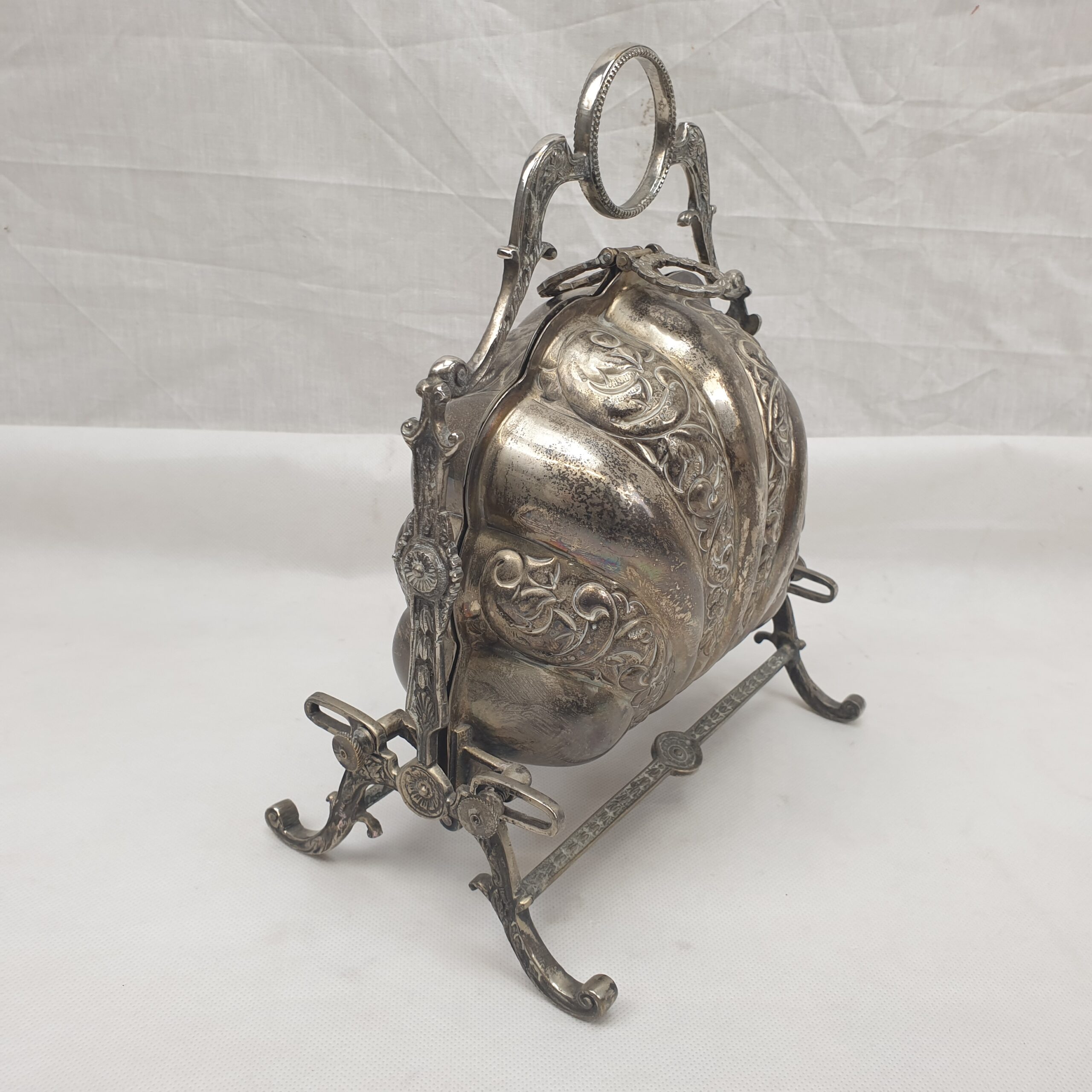 Victorian Silver Plate Double Bun Warmer - Image 6
