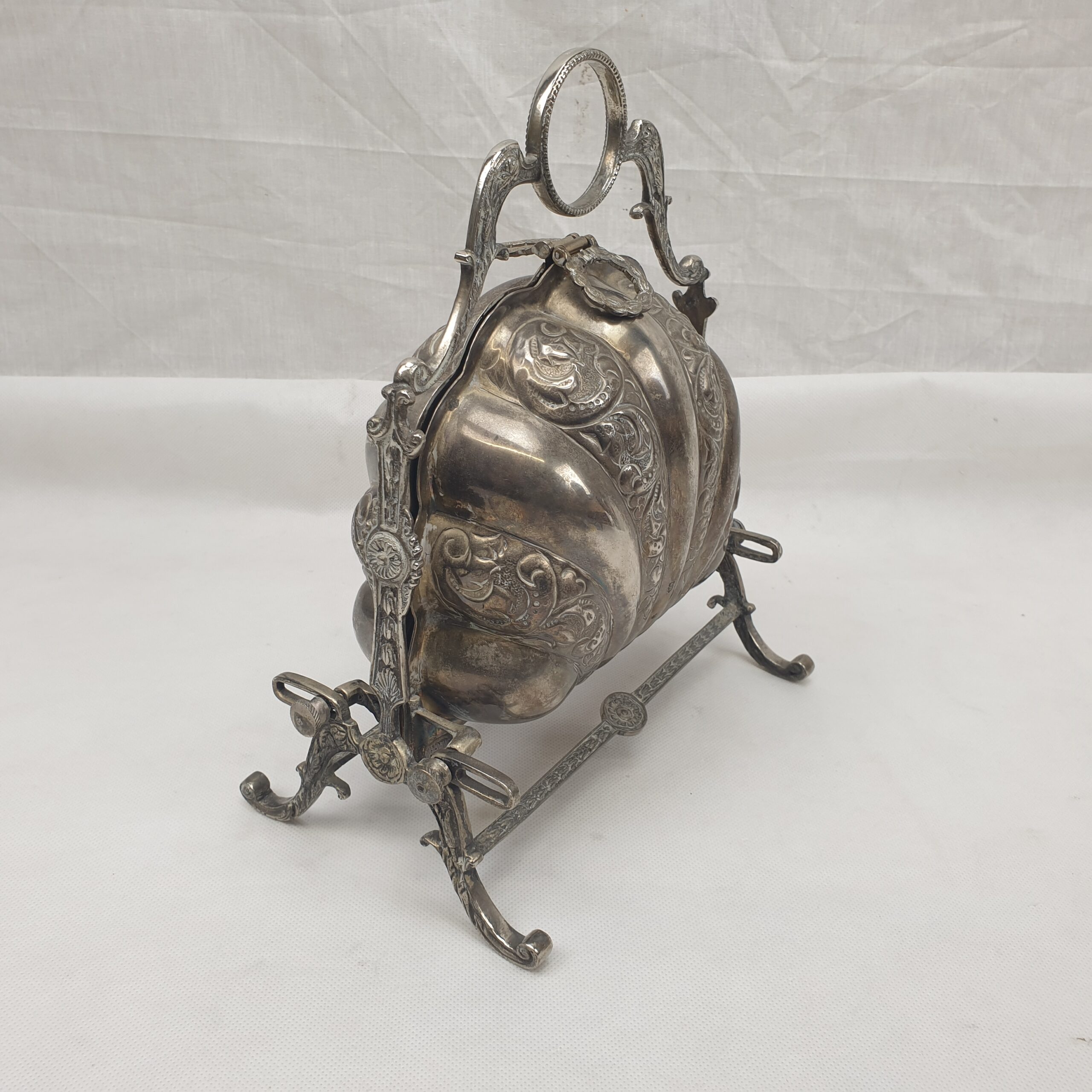 Victorian Silver Plate Double Bun Warmer - Image 3