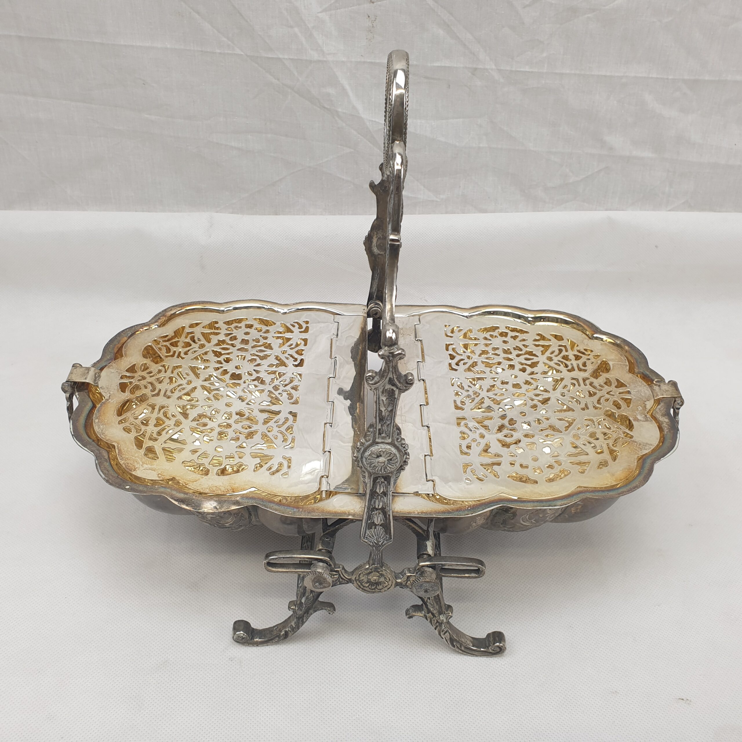 Victorian Silver Plate Double Bun Warmer - Image 10