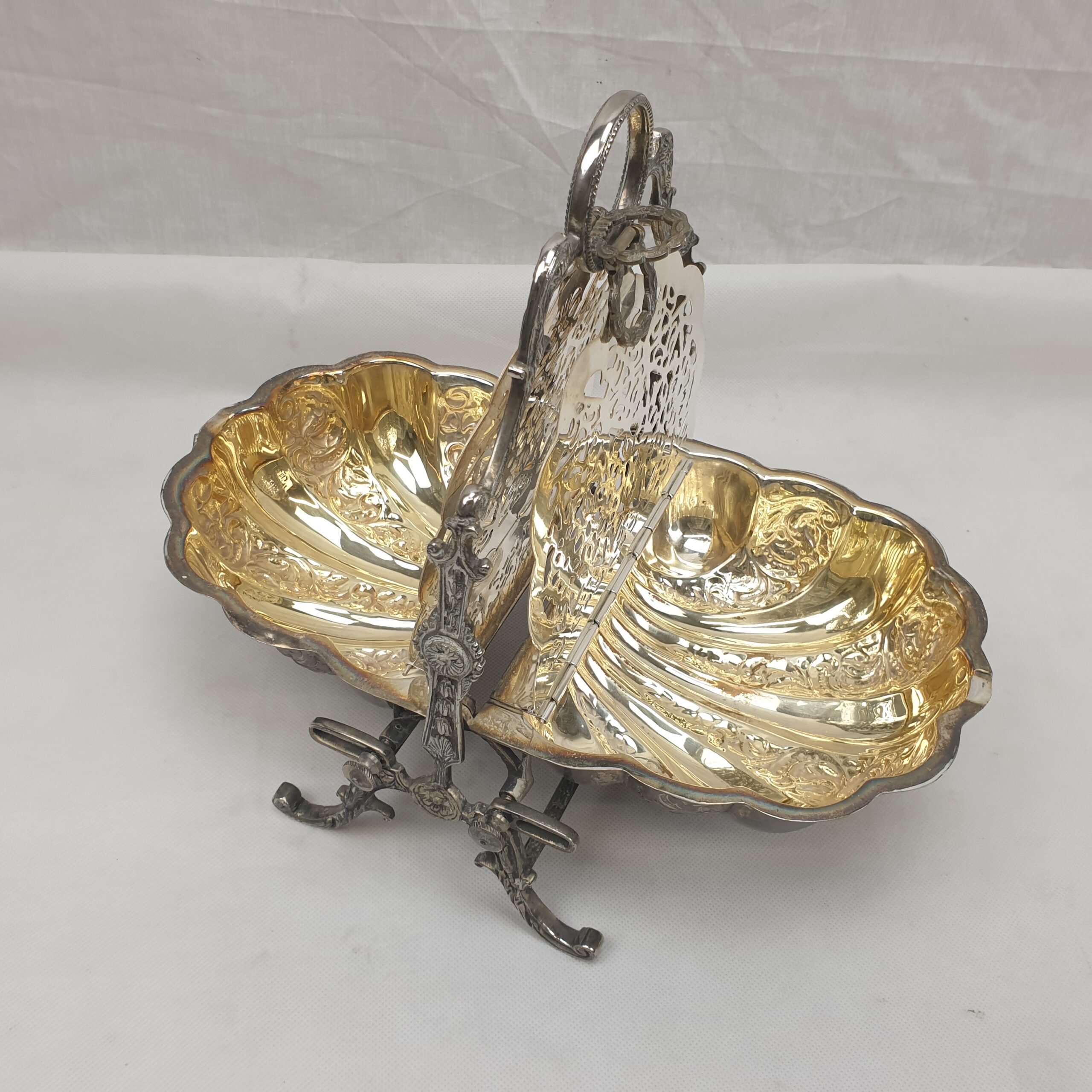 Victorian Silver Plate Double Bun Warmer - Image 8