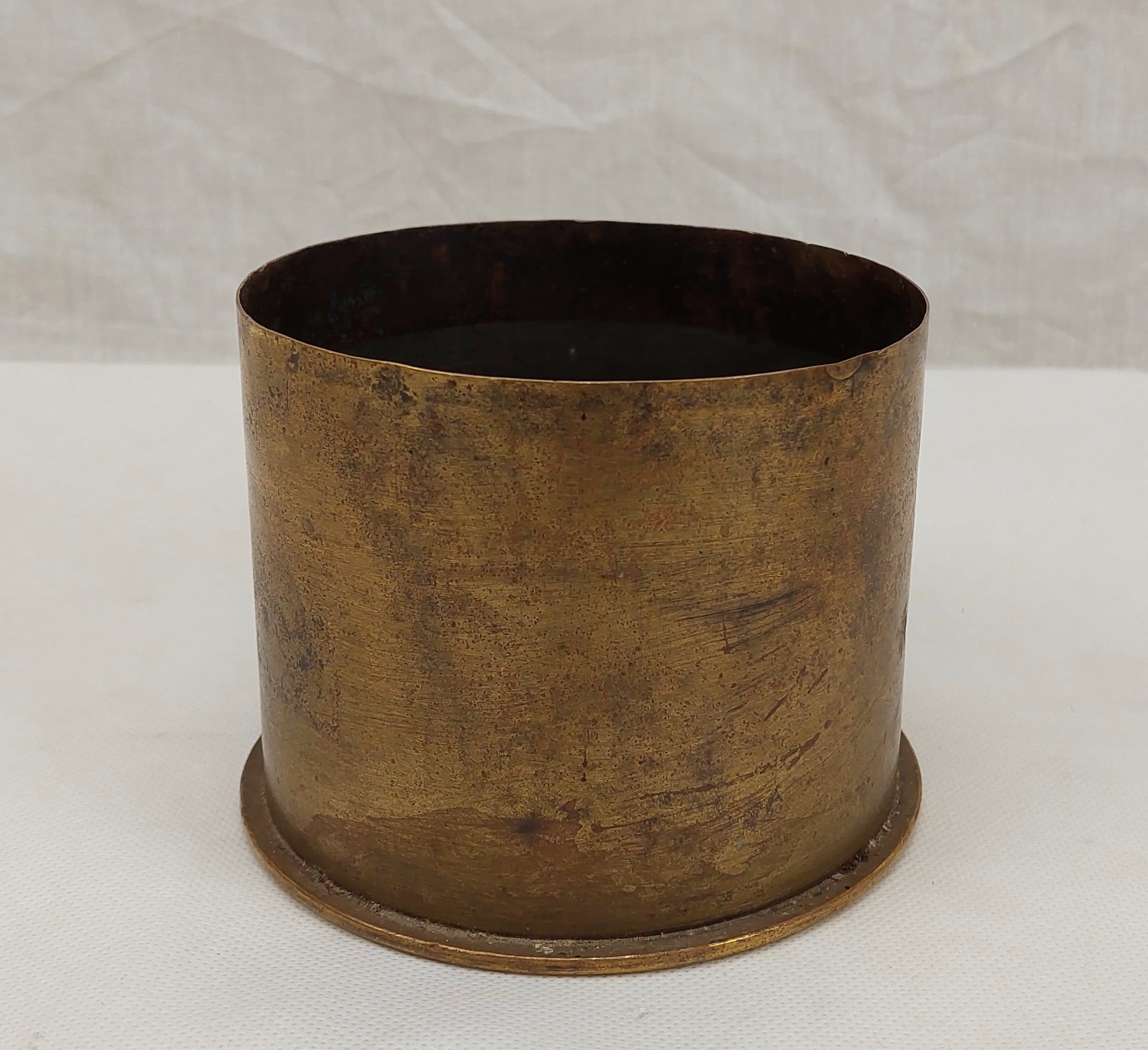WW1 German 1915 11cm Howitzer Shell Case - Image 3