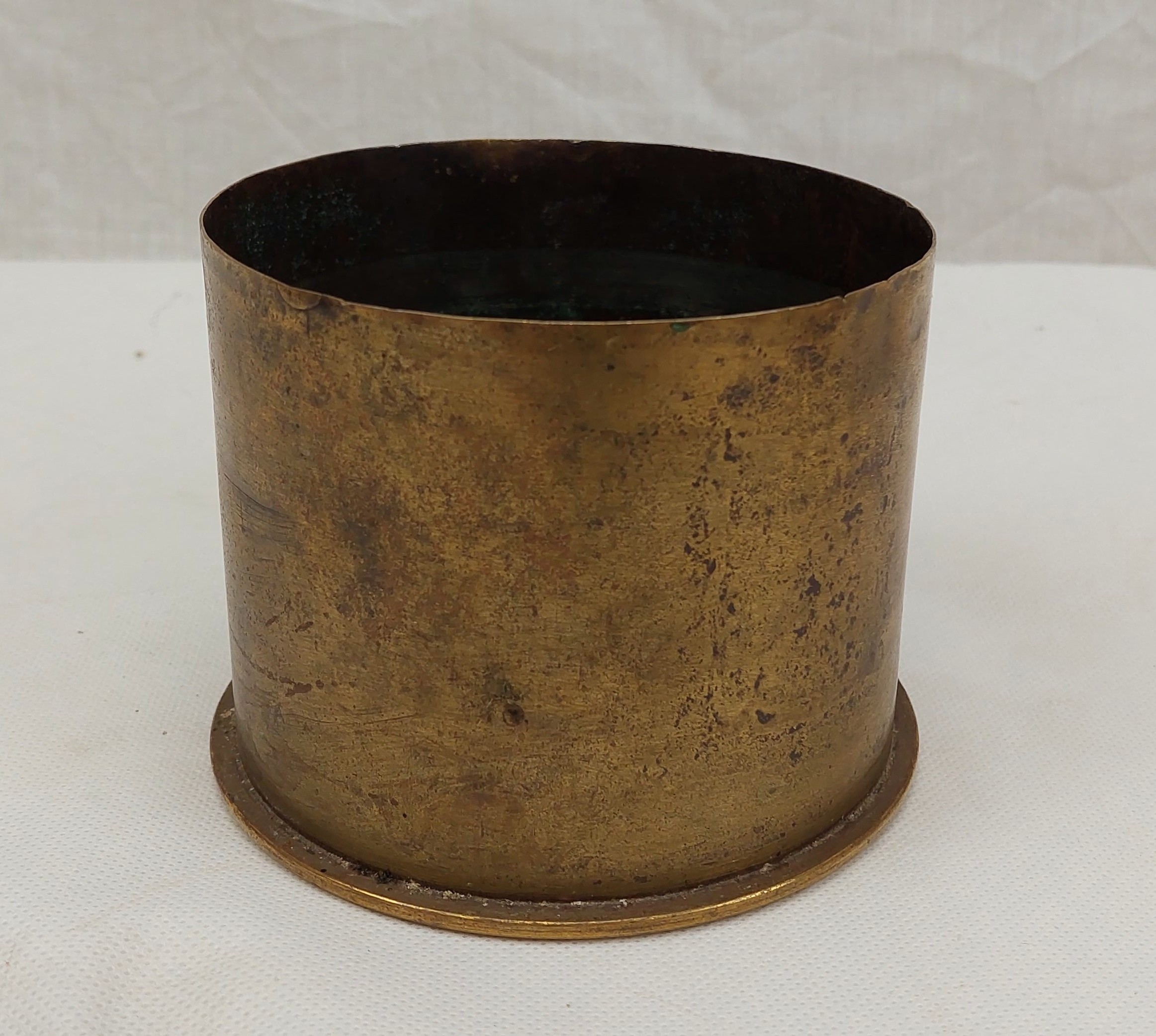 WW1 German 1915 11cm Howitzer Shell Case - Image 4