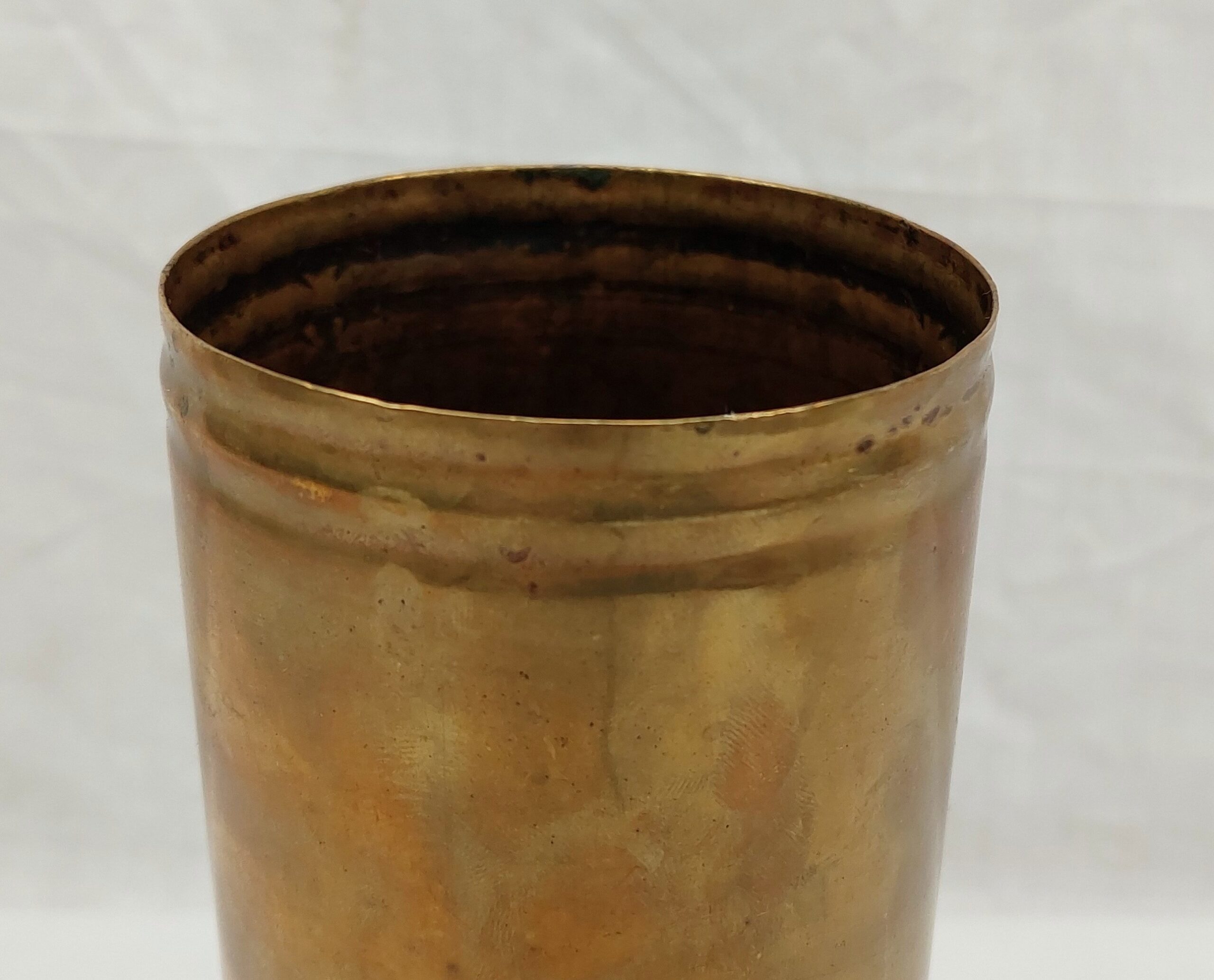 WW1 German 1915 75mm Shell Case - Image 5