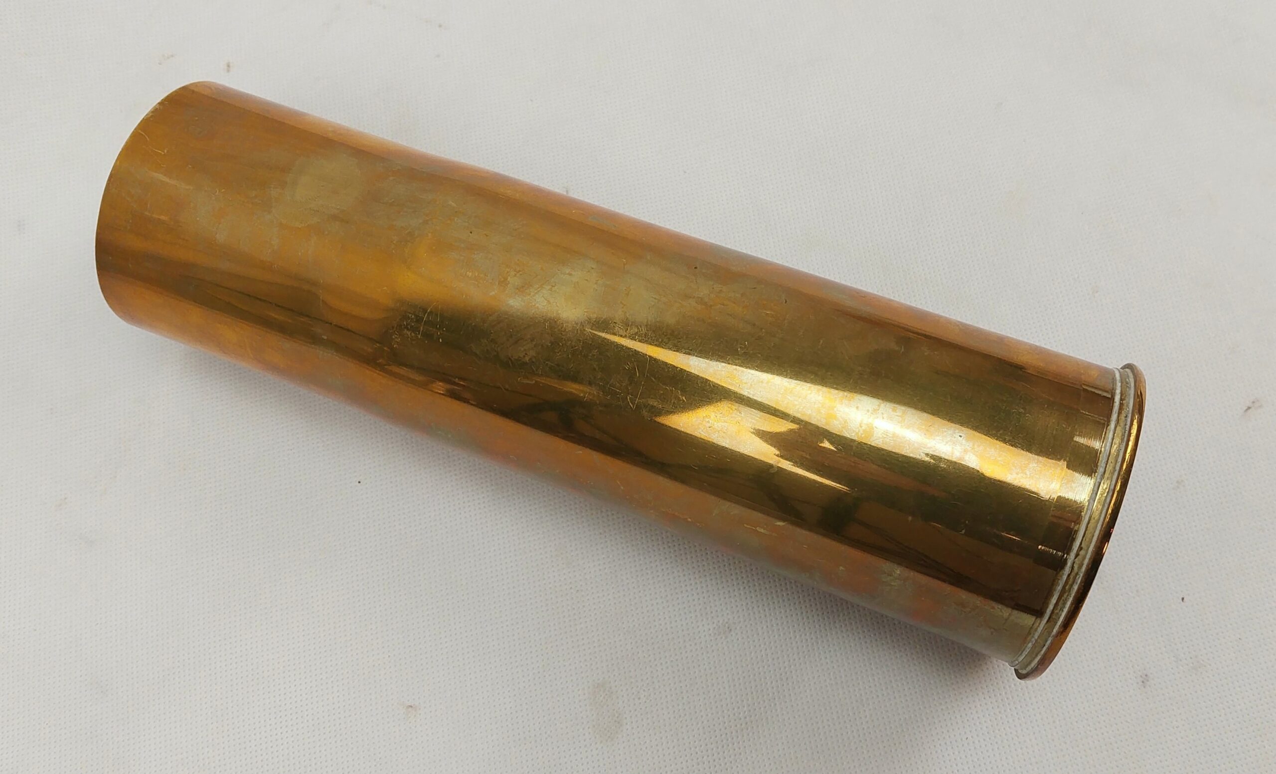 WW2 1942 British 75mm Shell Case #2 - Image 5