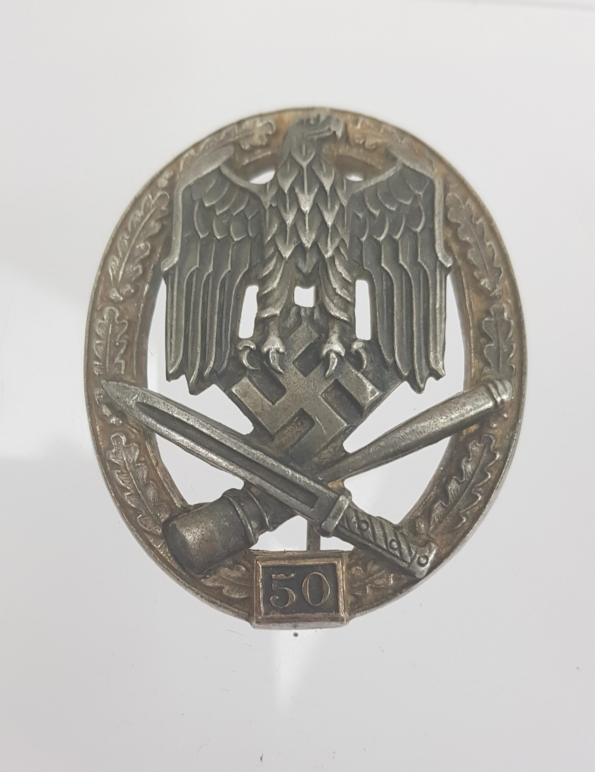 WW2 German Fine Quality 50 Infantry Assault Badge - Image 4