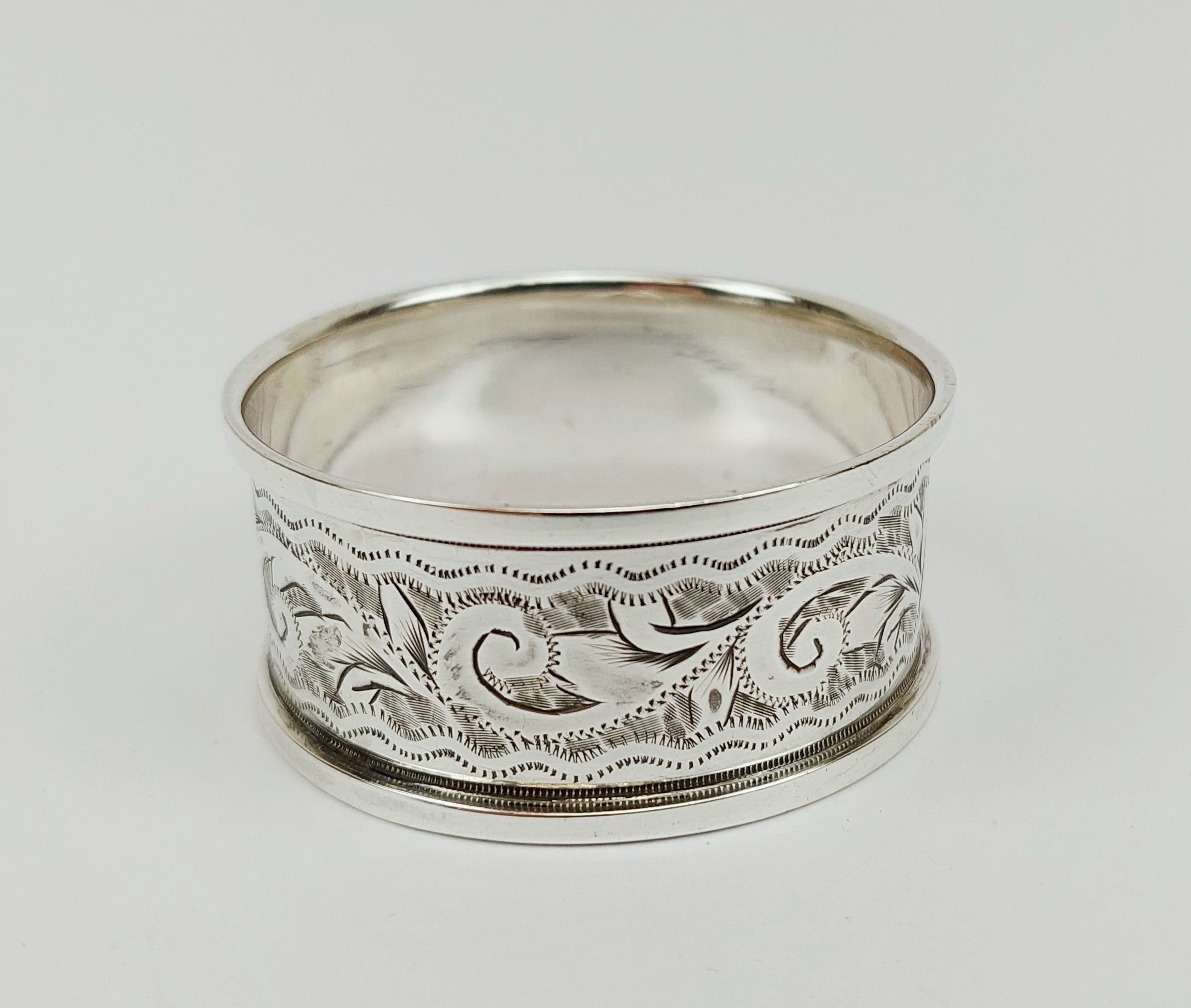 Birmingham 1904 Sterling Silver Napkin Ring - Image 4