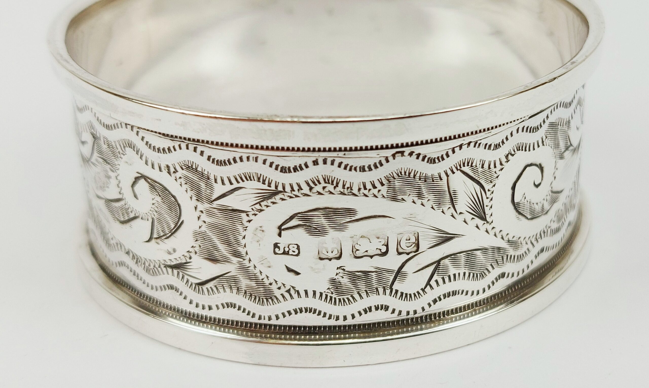 Birmingham 1904 Sterling Silver Napkin Ring - Image 3