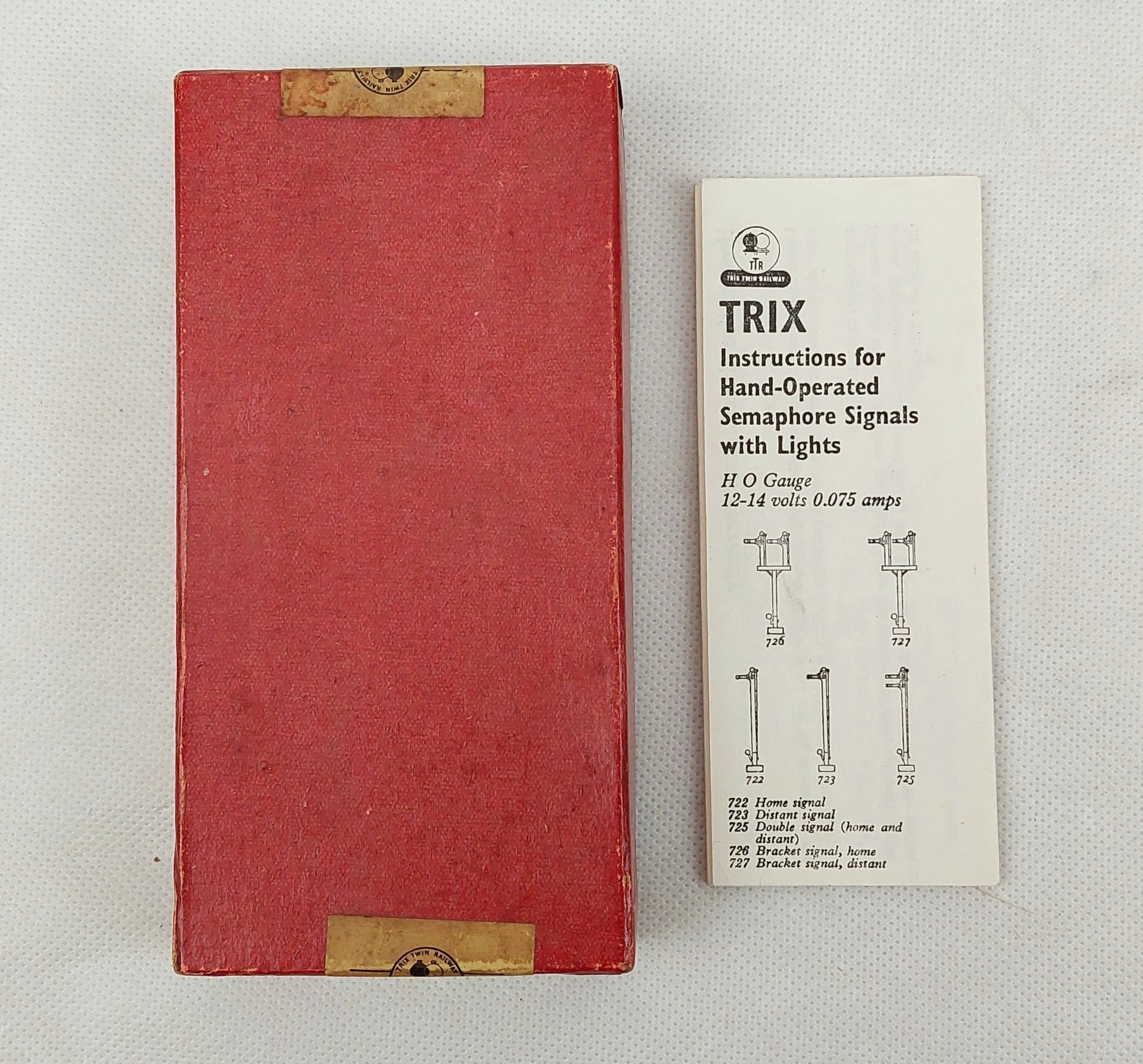 Boxed Trix Twin Railways 726 Lighted Bracket Signals Set #2 - Image 3