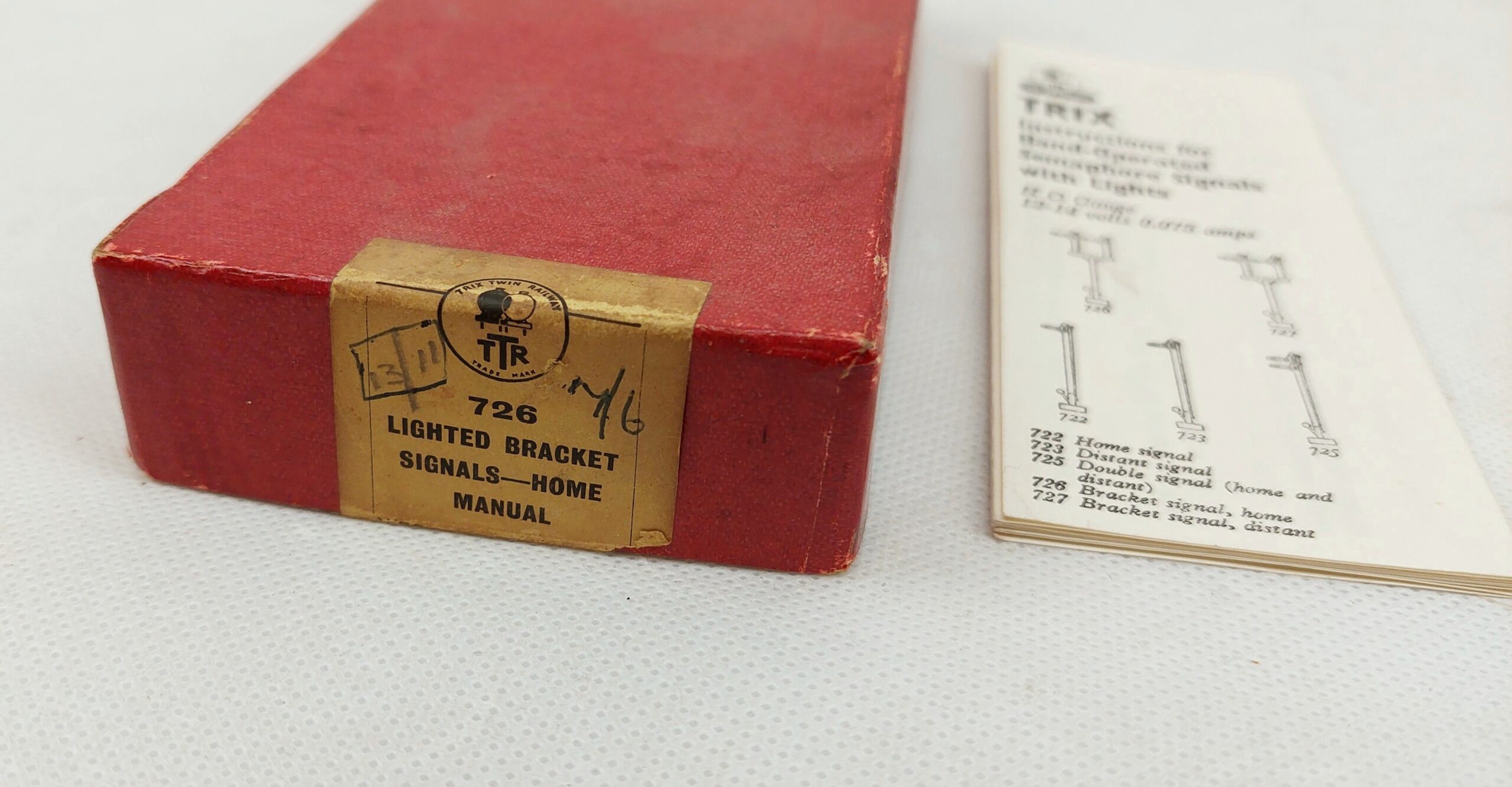 Boxed Trix Twin Railways 726 Lighted Bracket Signals Set #2 - Image 2
