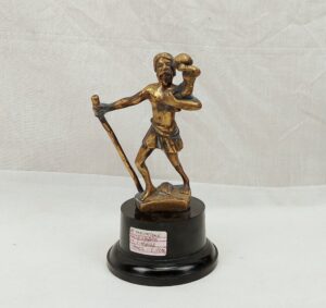 Circa 1912 St Christopher Motor Car Mascot By H. Fugere Of France