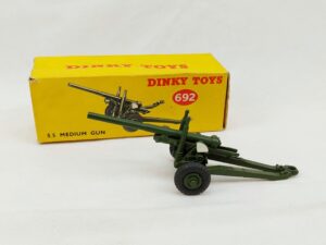 Dinky Toys 692 5.5 Inch Medium Gun