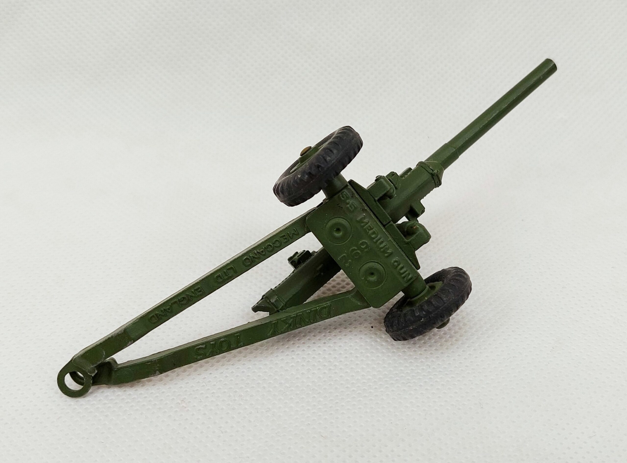 Dinky Toys 692 5.5 Inch Medium Gun - Image 4