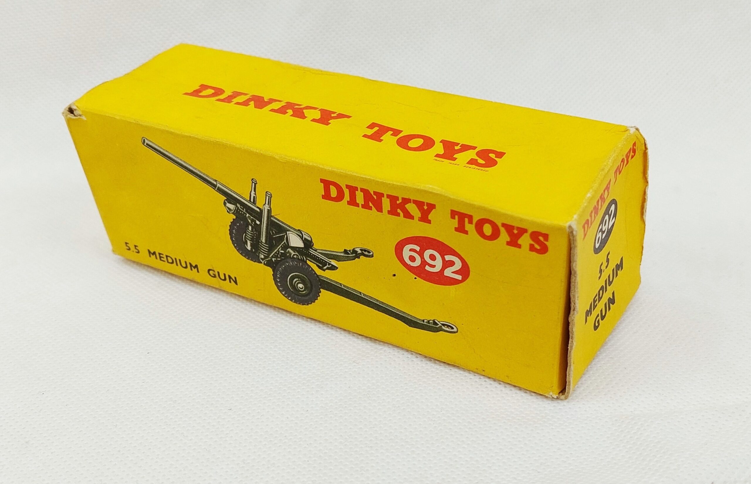 Dinky Toys 692 5.5 Inch Medium Gun - Image 3