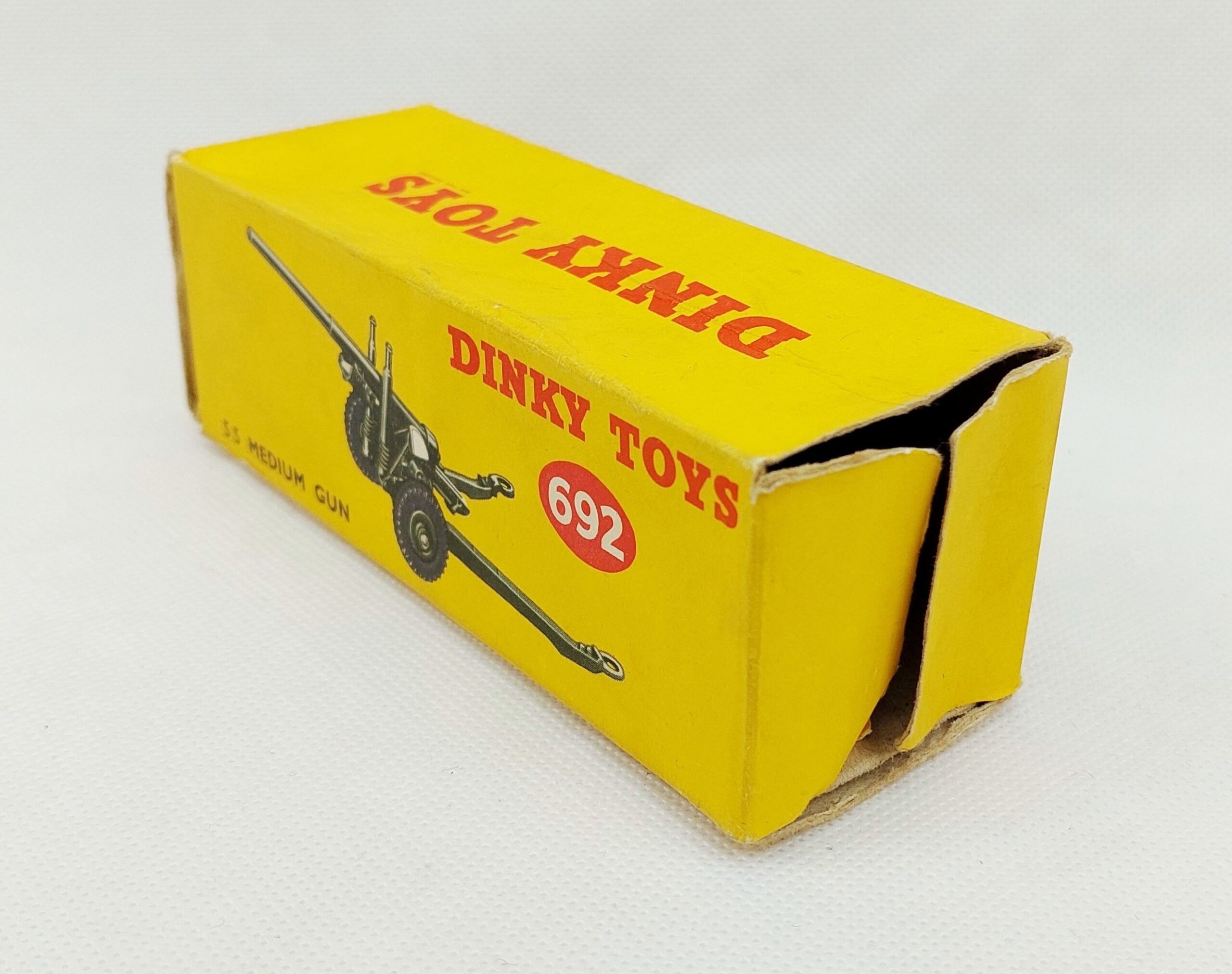 Dinky Toys 692 5.5 Inch Medium Gun - Image 2