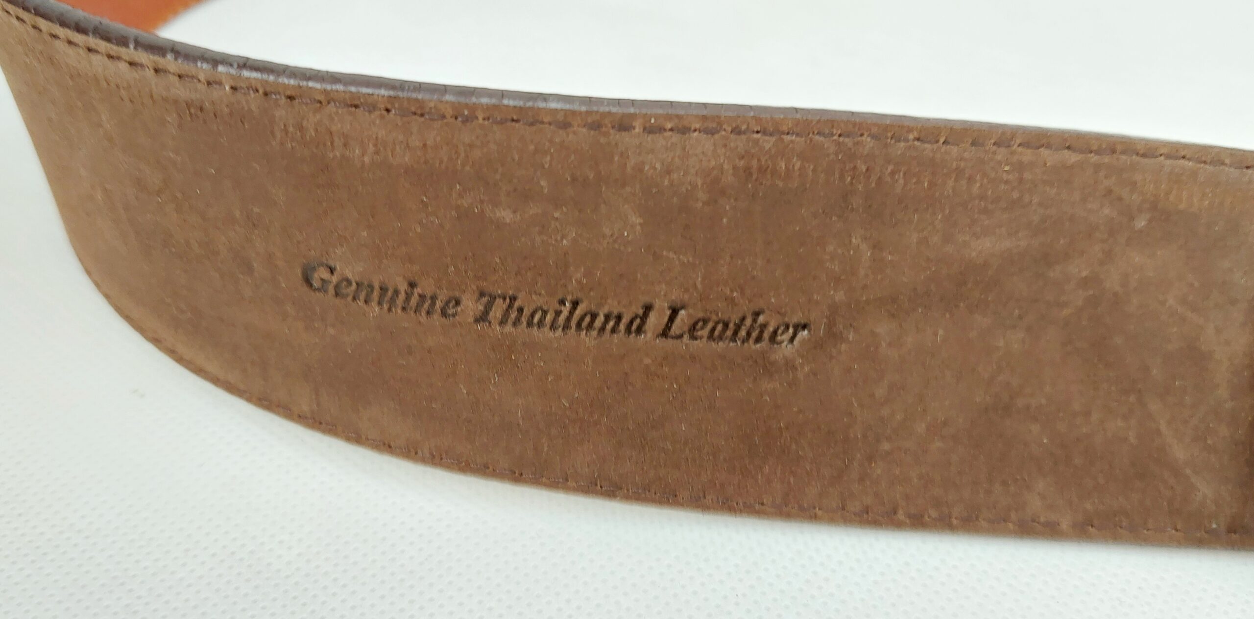Gents Leather Belt With Semi Precious Stone Crown Buckle - Image 8