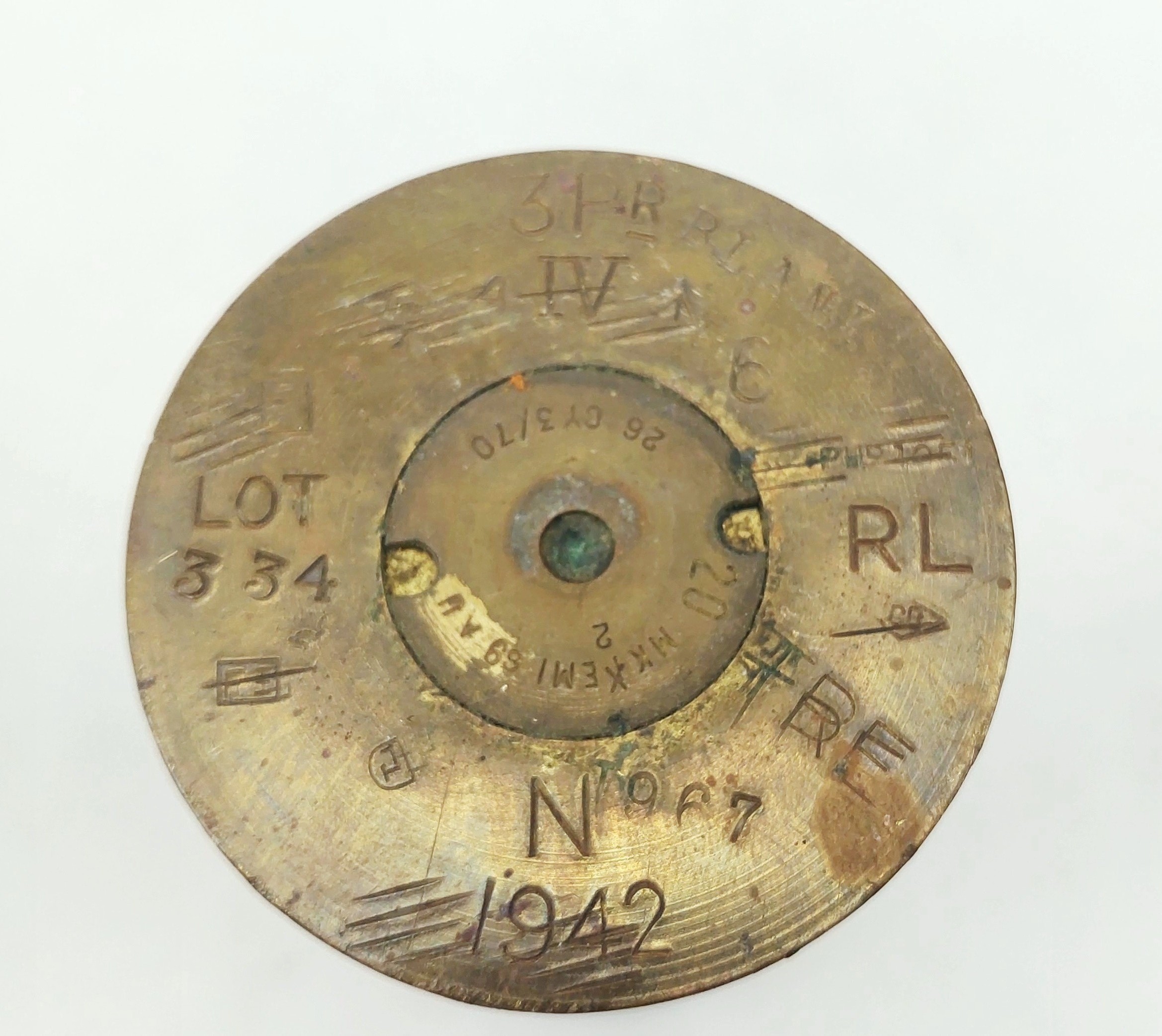1942 3PDR Shell Case - Image 4